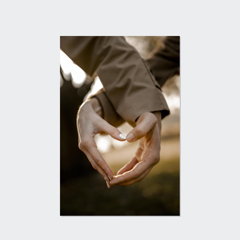 undefined Love to Remember: Natural Canvas Wall Art of a Couple's First Date