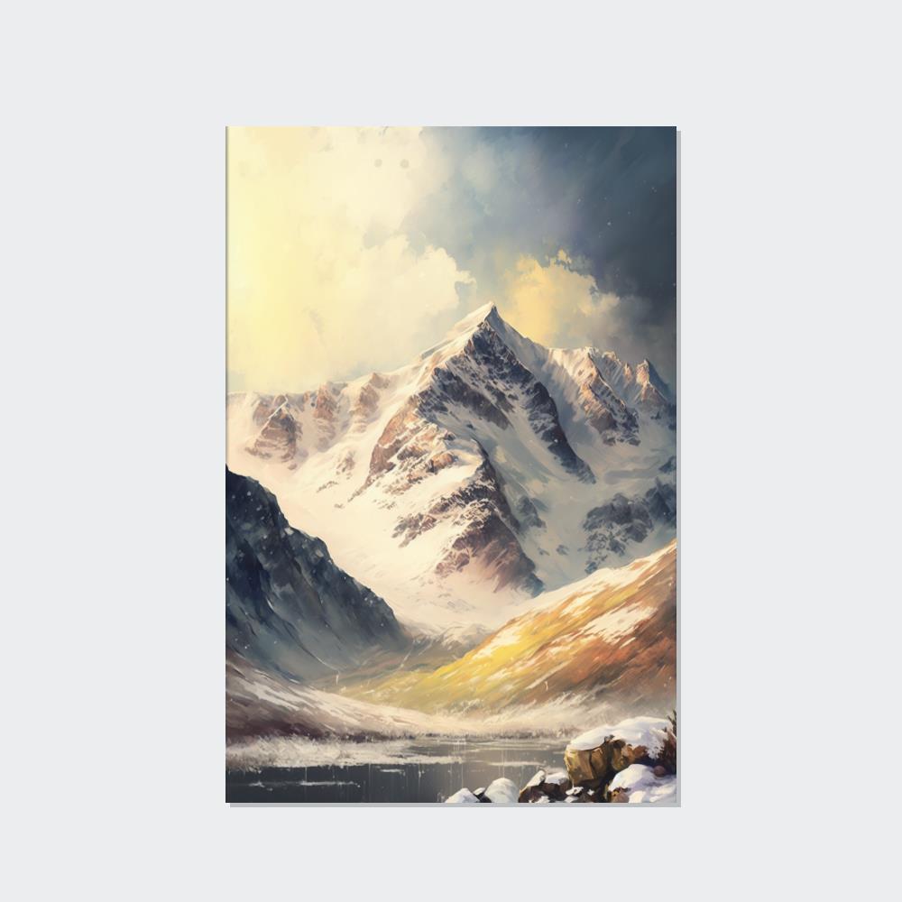 Mountains Awe-Inspiring Mountain Range: A Canvas of Nature's Splendor