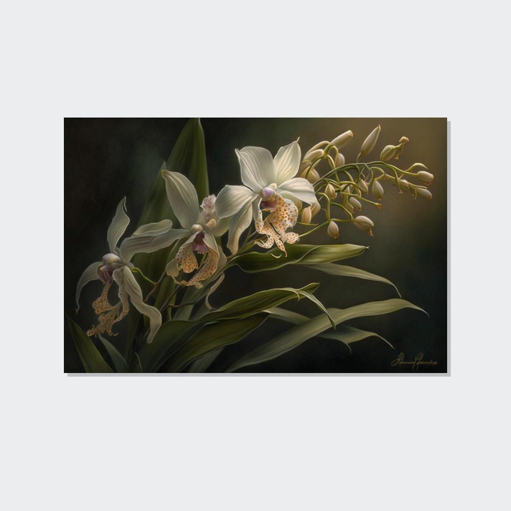 Orchids Exotic Blooms: Orchids on Canvas