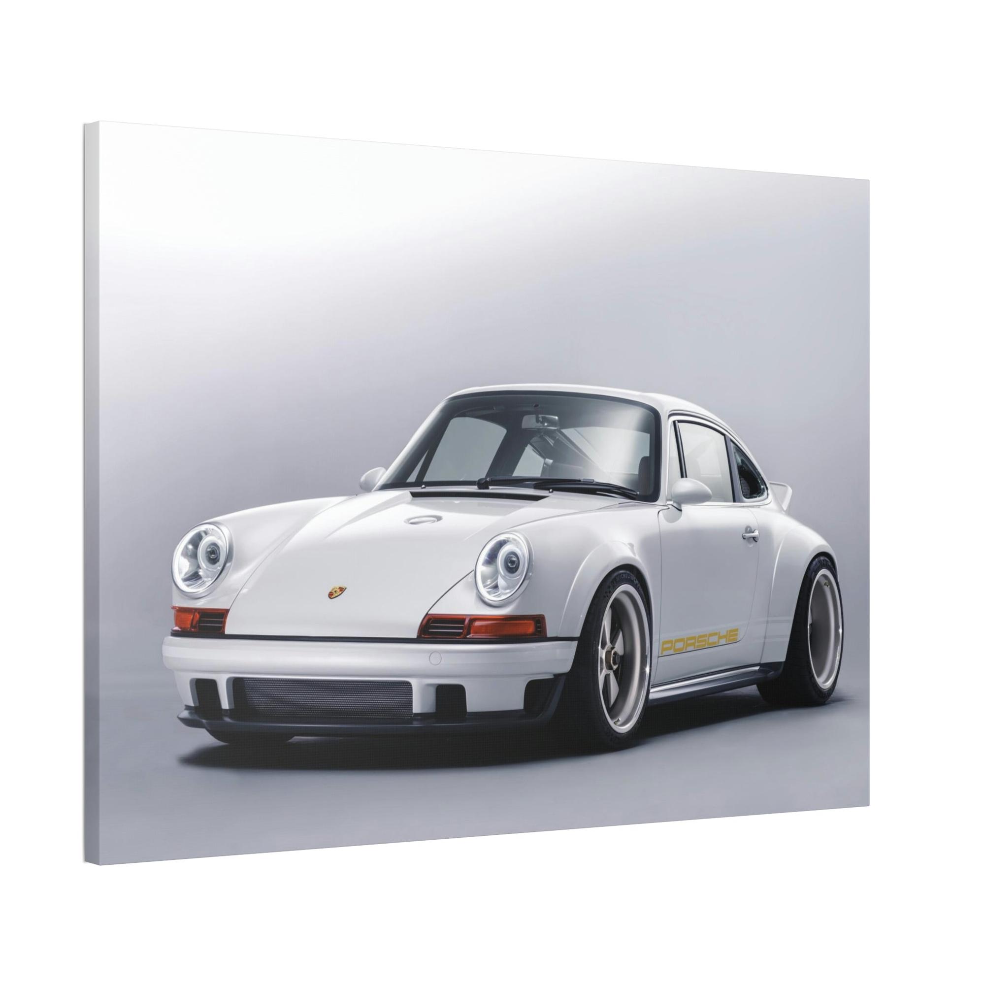 undefined Porsche: Stunning Wall Art Featuring a Breathtaking Porsche Scenery on Natural Canvas