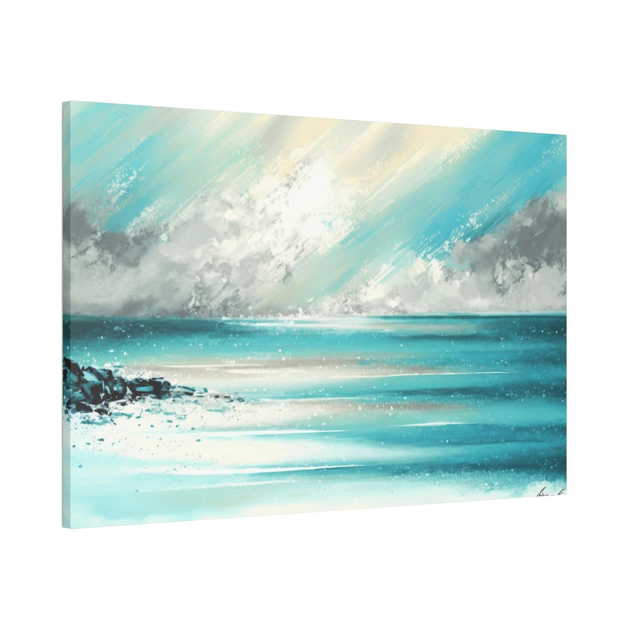 Abstract Coastal Coastal Dreams: Canvas & Poster Print of Abstract Ocean Art