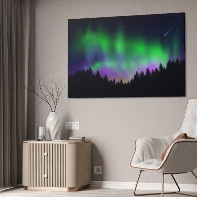 Aurora Borealis Aurora Borealis Shimmer: A Warm and Fanciful Night Sky