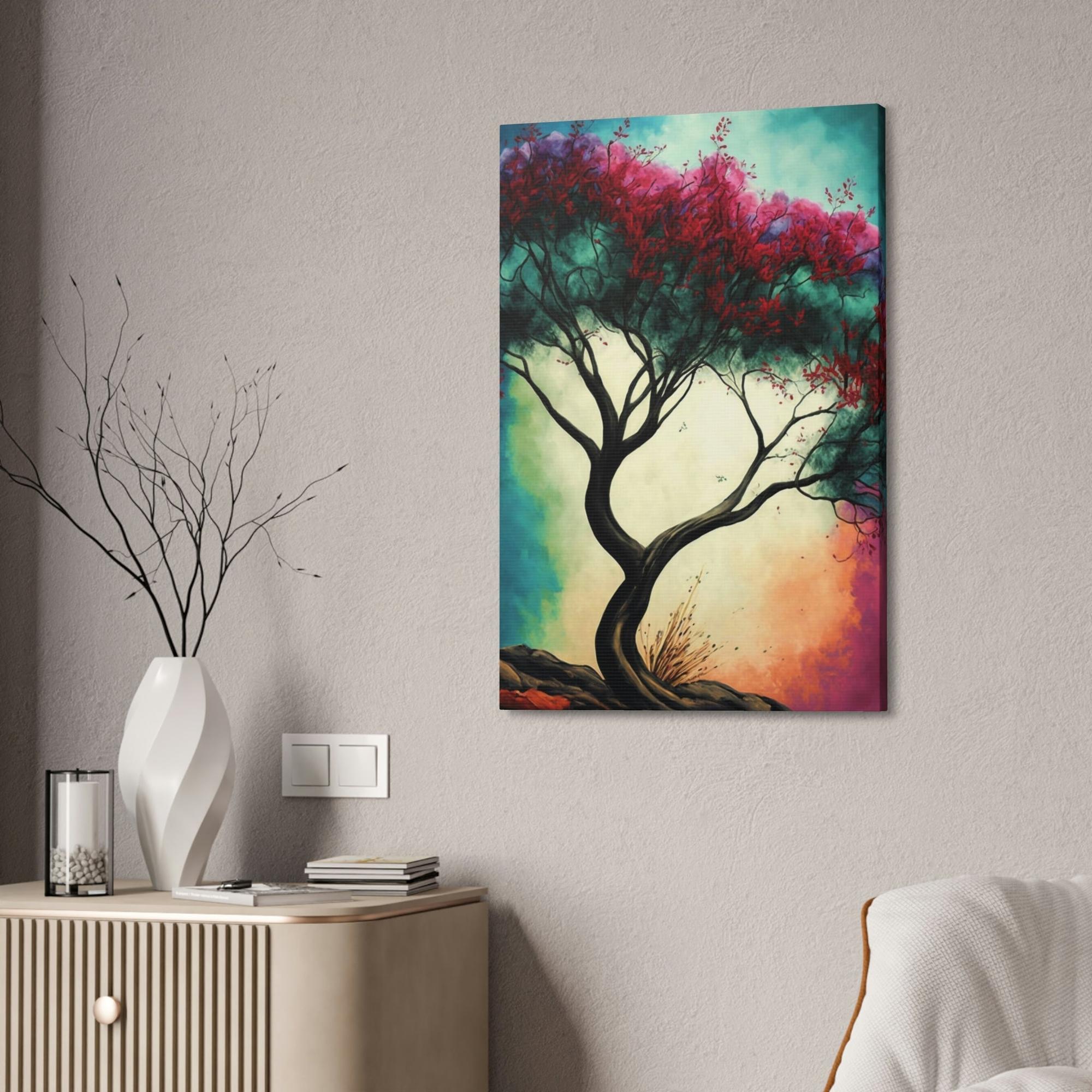 Abstract Landscape Majestic Horizons: A Natural Canvas & Poster Wall Art of Abstract Landscape