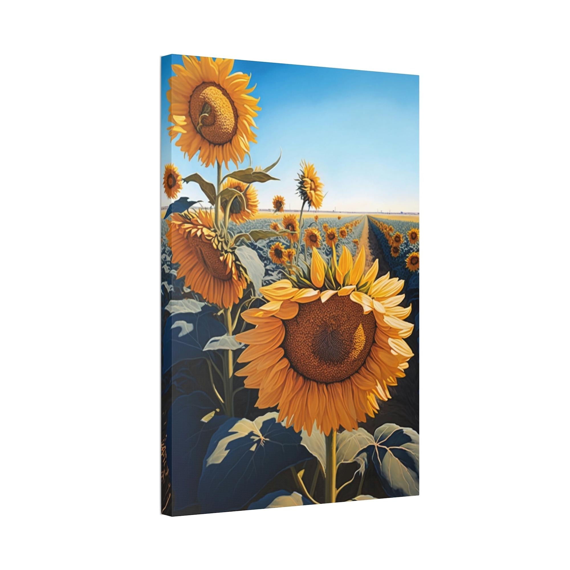 Sunflowers Petals of Gold: A Rich and Luxurious Display of Sunflowers' Exquisite Charm