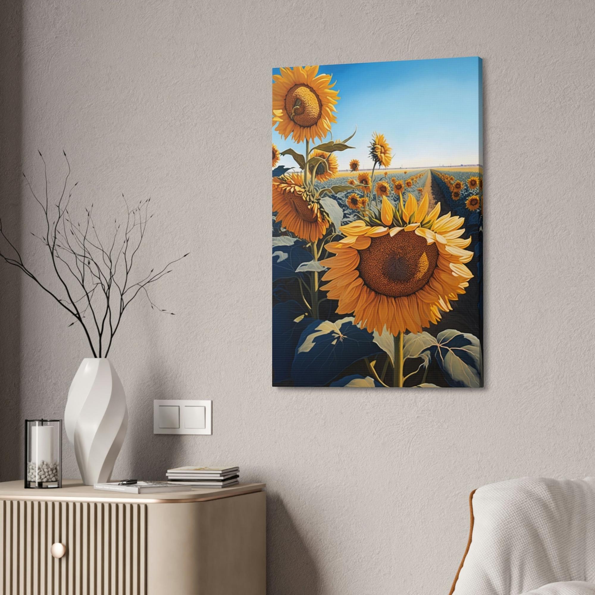 Sunflowers Petals of Gold: A Rich and Luxurious Display of Sunflowers' Exquisite Charm