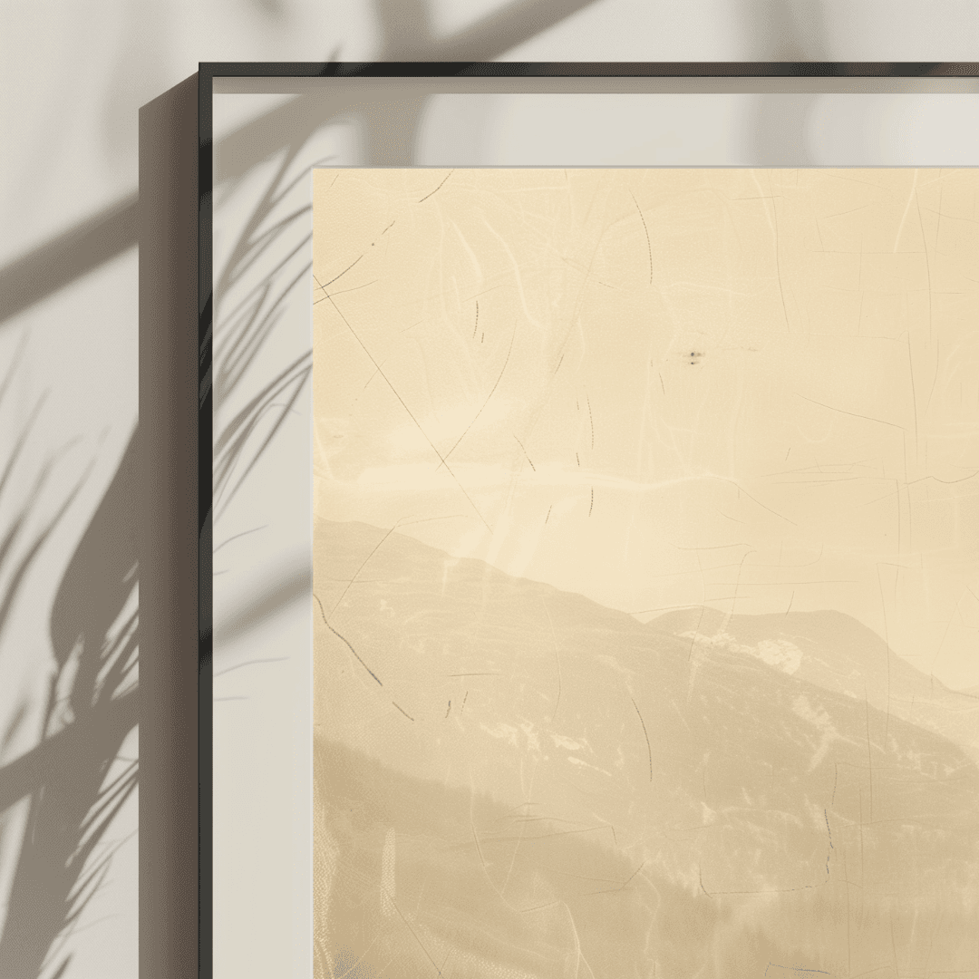 Highland Cow Vintage Highland Cow – Mountain Canvas