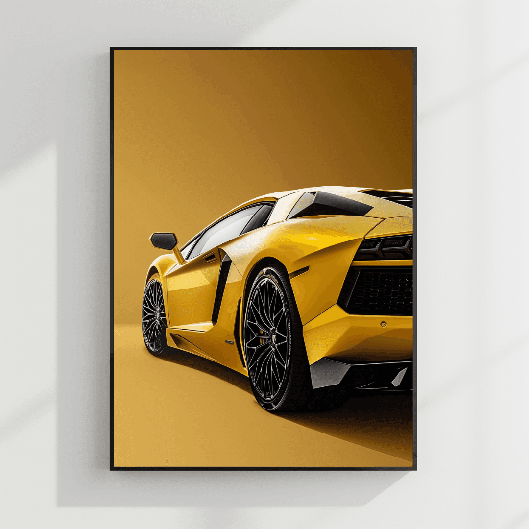 undefined Lamborghini – Angle & Glow Canvas
