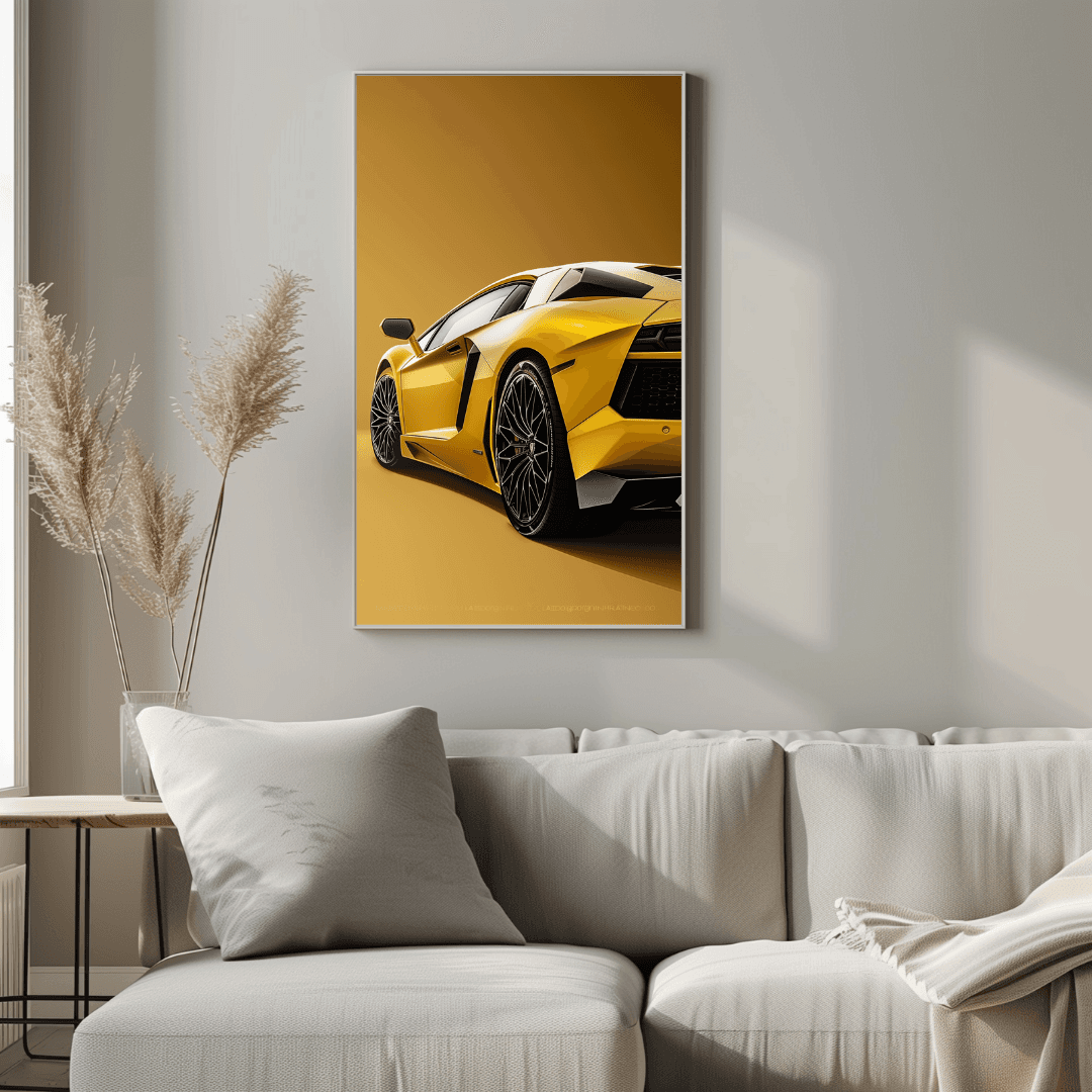 Lamborghini Lamborghini – Angle & Glow Canvas