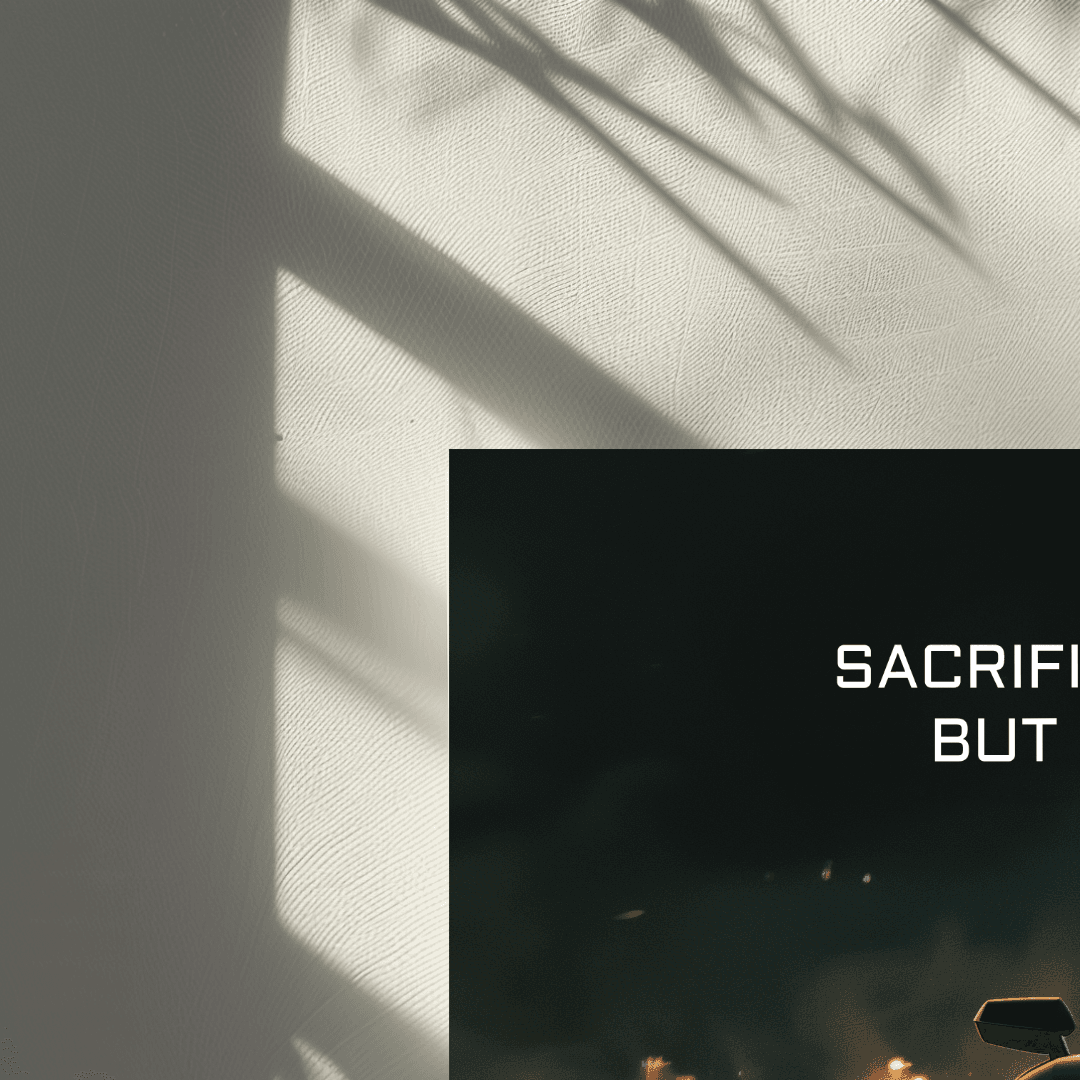 Lamborghini Black Lamborghini – Sacrifice Quote Canvas
