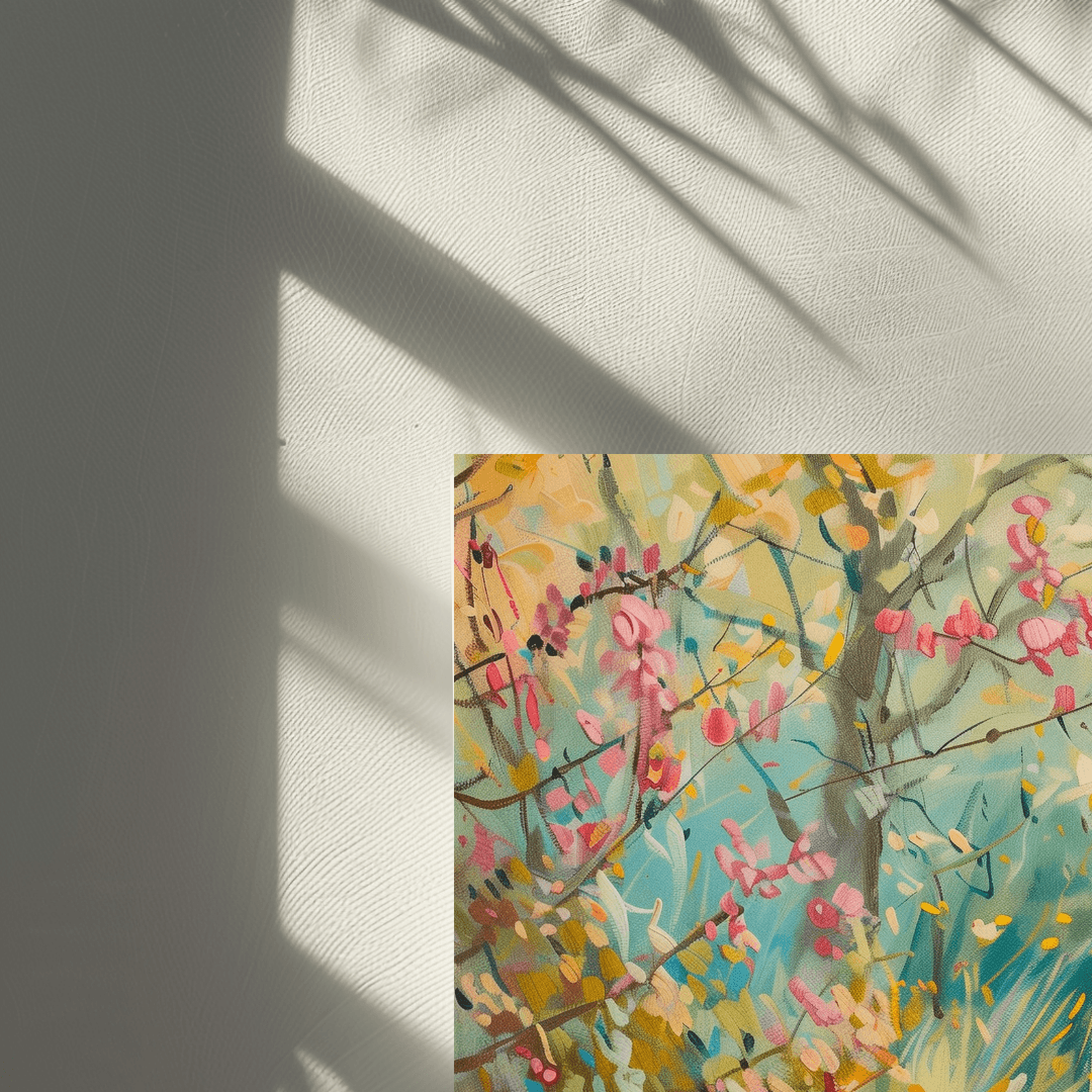 Fox Fox in Spring Blossom – Painting Canvas