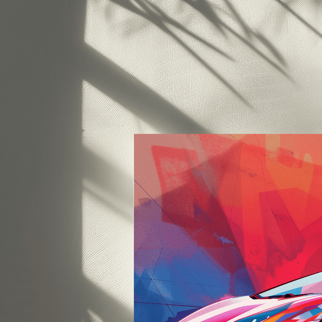 Lamborghini Abstract Lamborghini – Color Blast Canvas