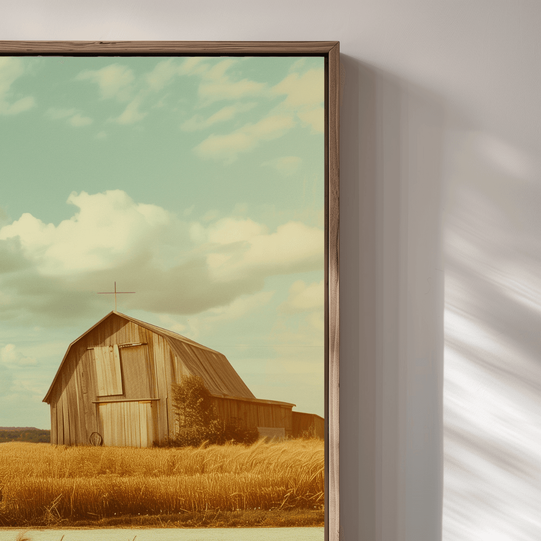 Porsche Vintage Porsche – Country Barn Drive Canvas