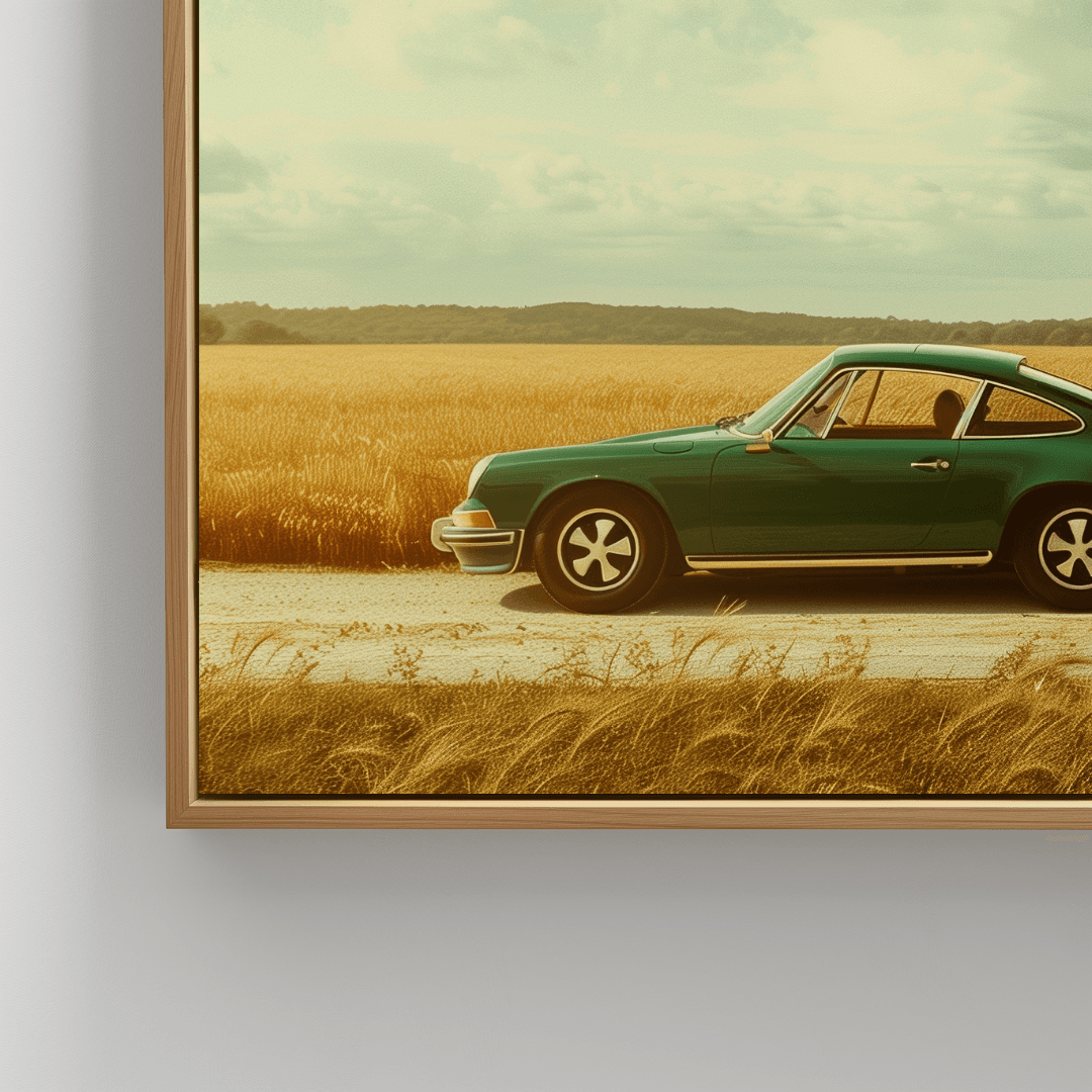 Porsche Vintage Porsche – Country Barn Drive Canvas