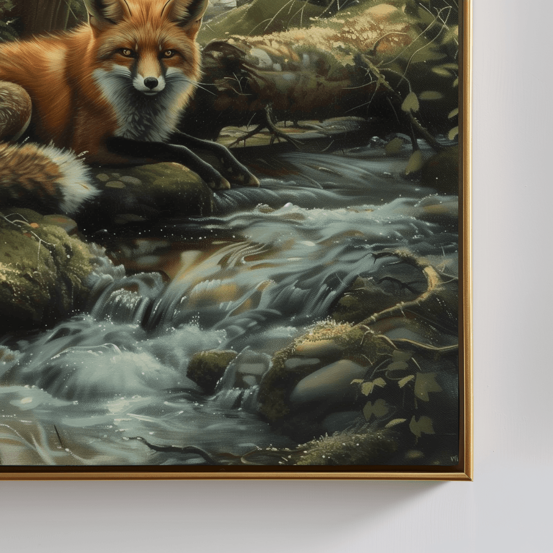 Fox Forest Fox – By the Creek Canvas
