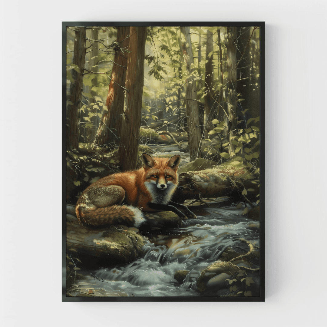 Fox Forest Fox – By the Creek Canvas
