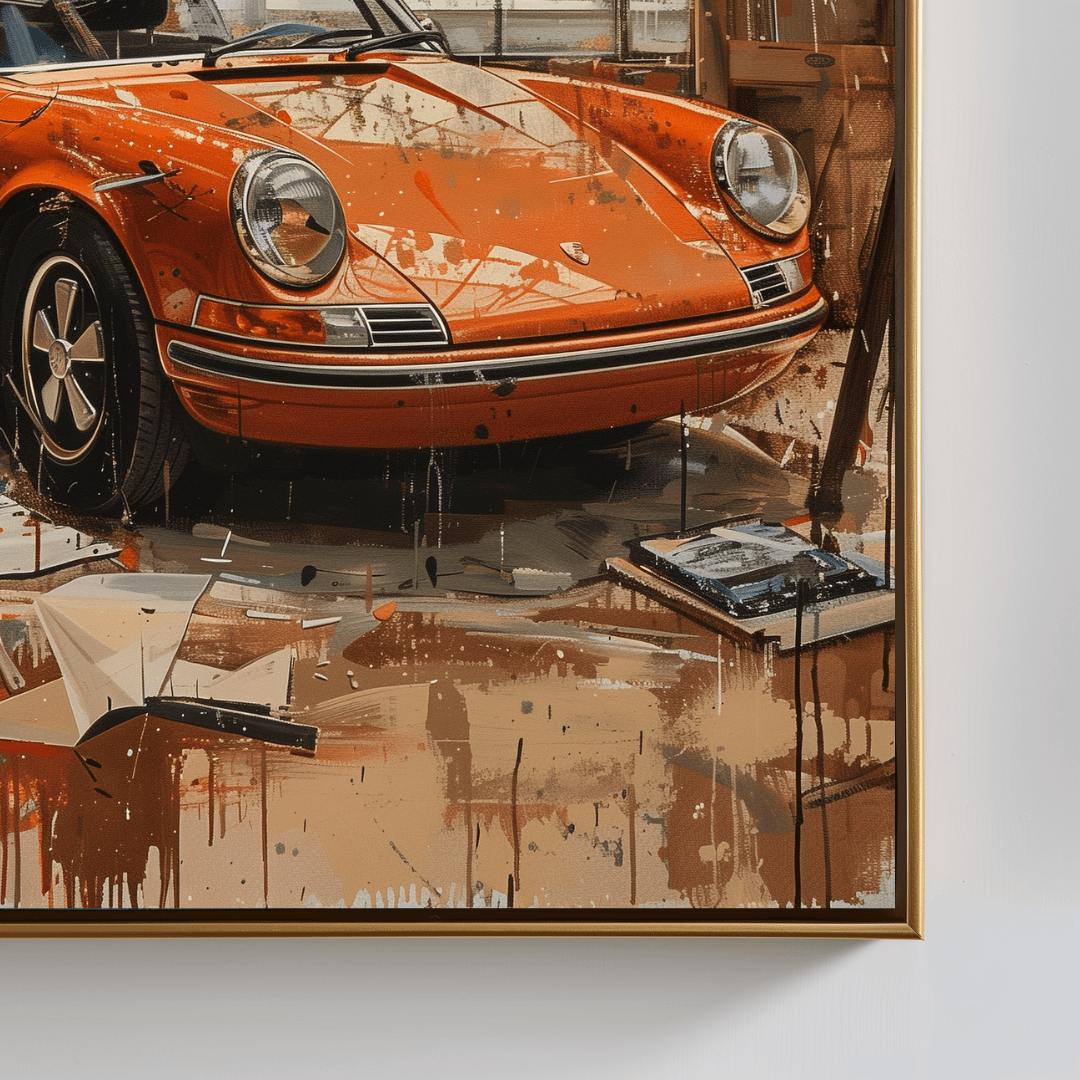 Porsche Vintage Porsche – Artist’s Studio Canvas