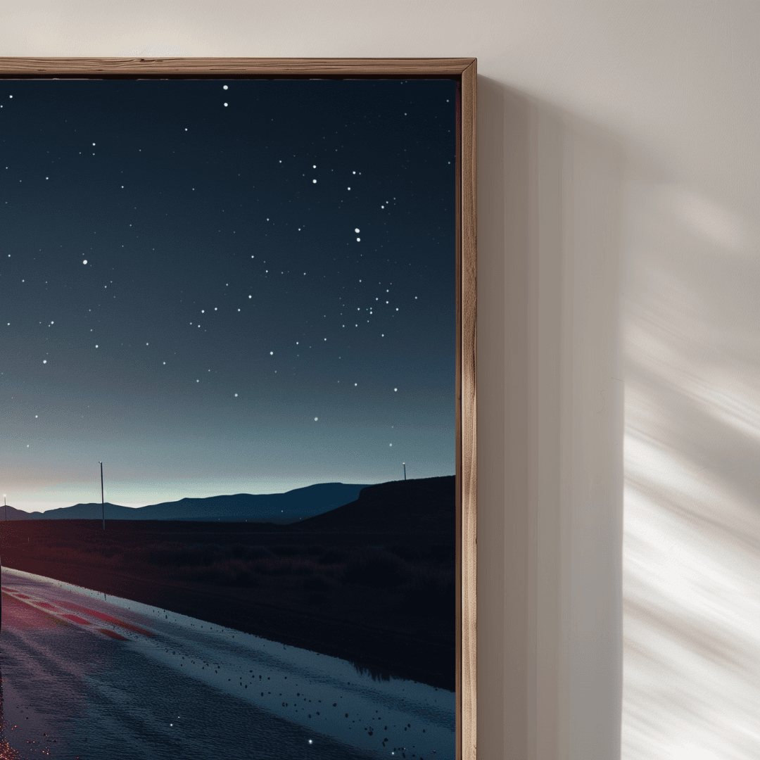 Porsche Porsche Under the Stars – Night Drive Canvas