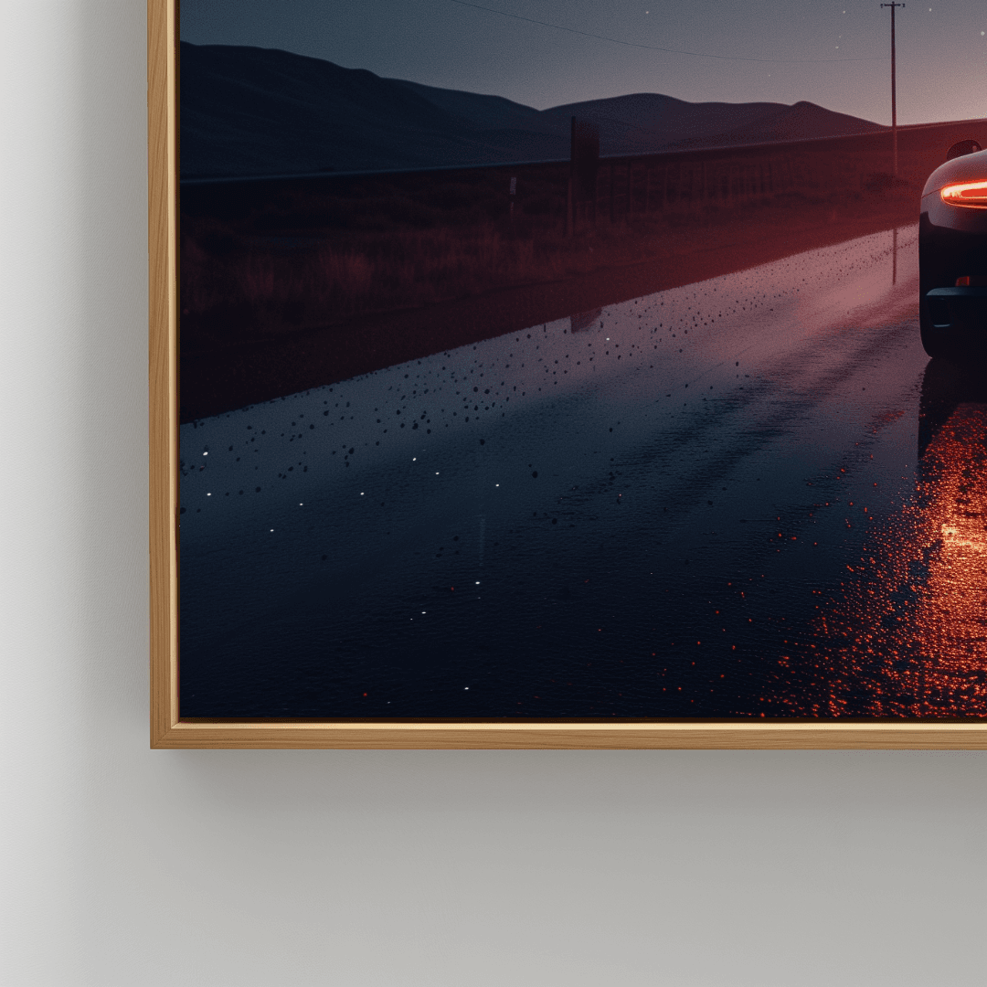 Porsche Porsche Under the Stars – Night Drive Canvas