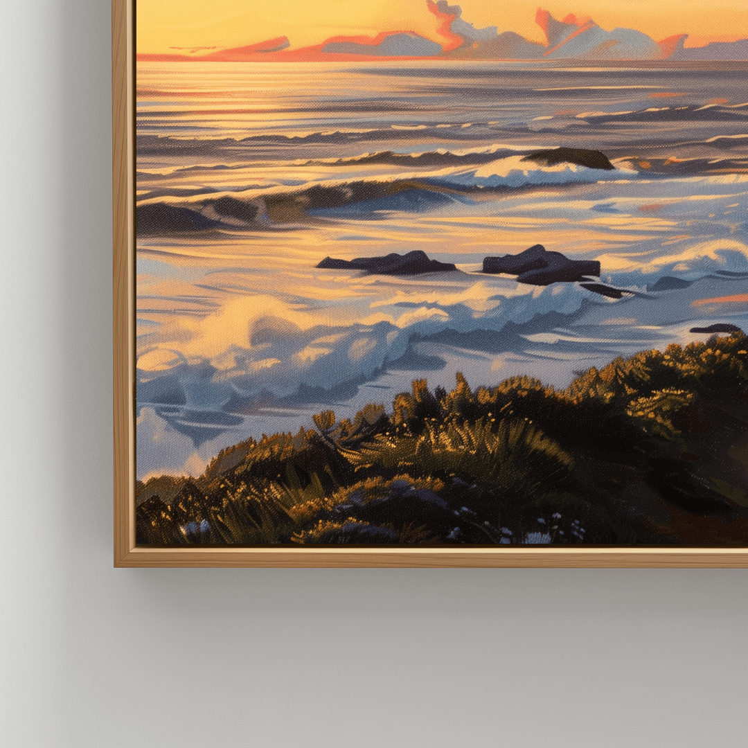 Porsche Coastal Drive – Sunset Porsche Canvas