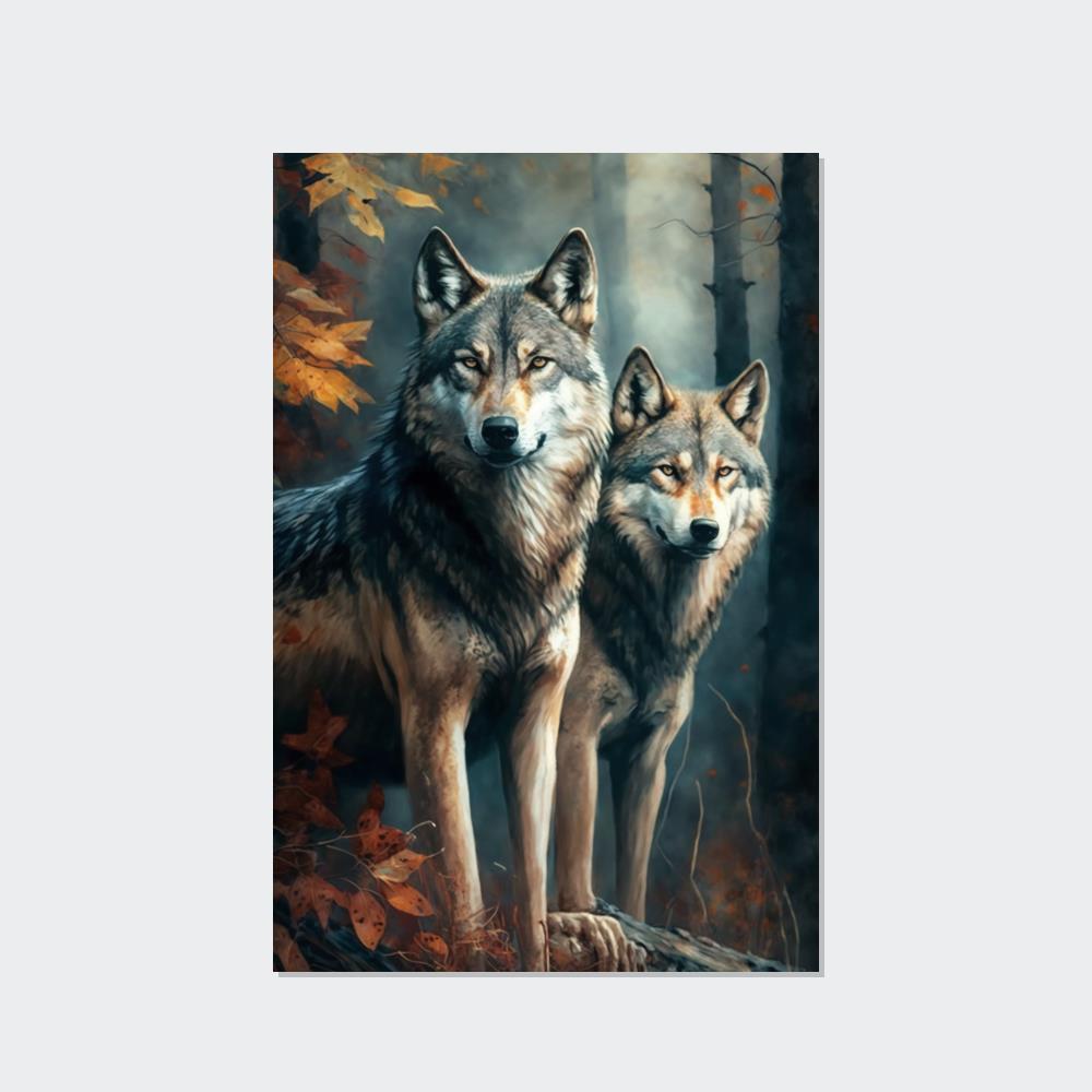 Wolfs Guardians of the Forest: Majestic Wolfs
