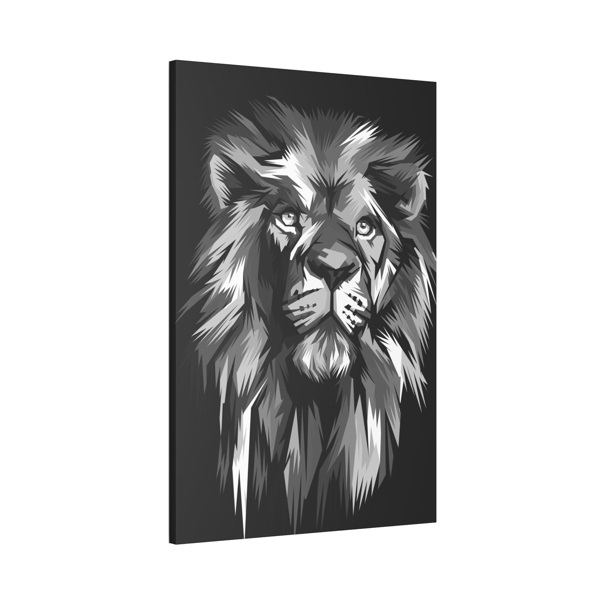 Lions The Lion's Crown: Framed Poster of the King of the Jungle