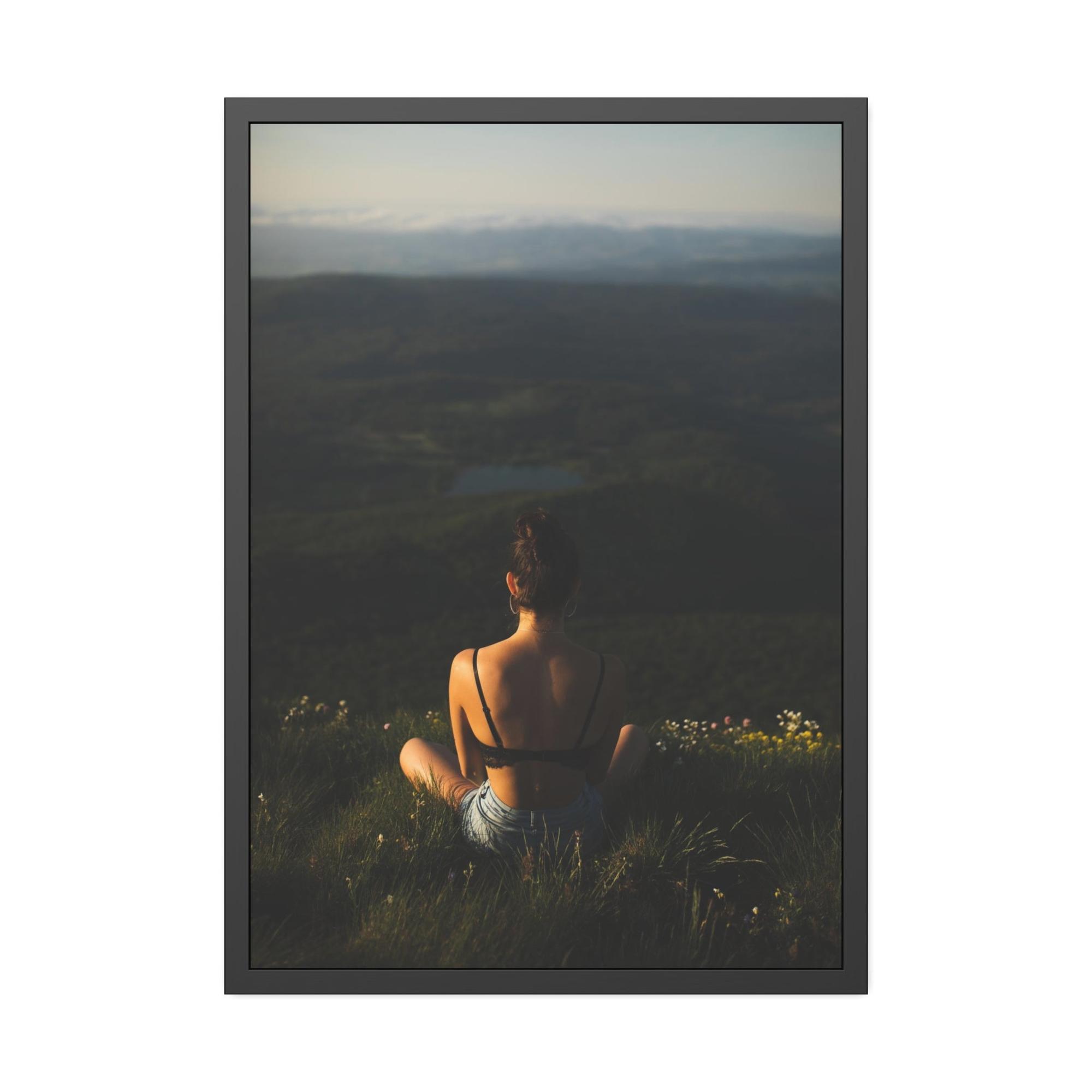 Relax Calming View: Natural Canvas Wall Art for Relaxation
