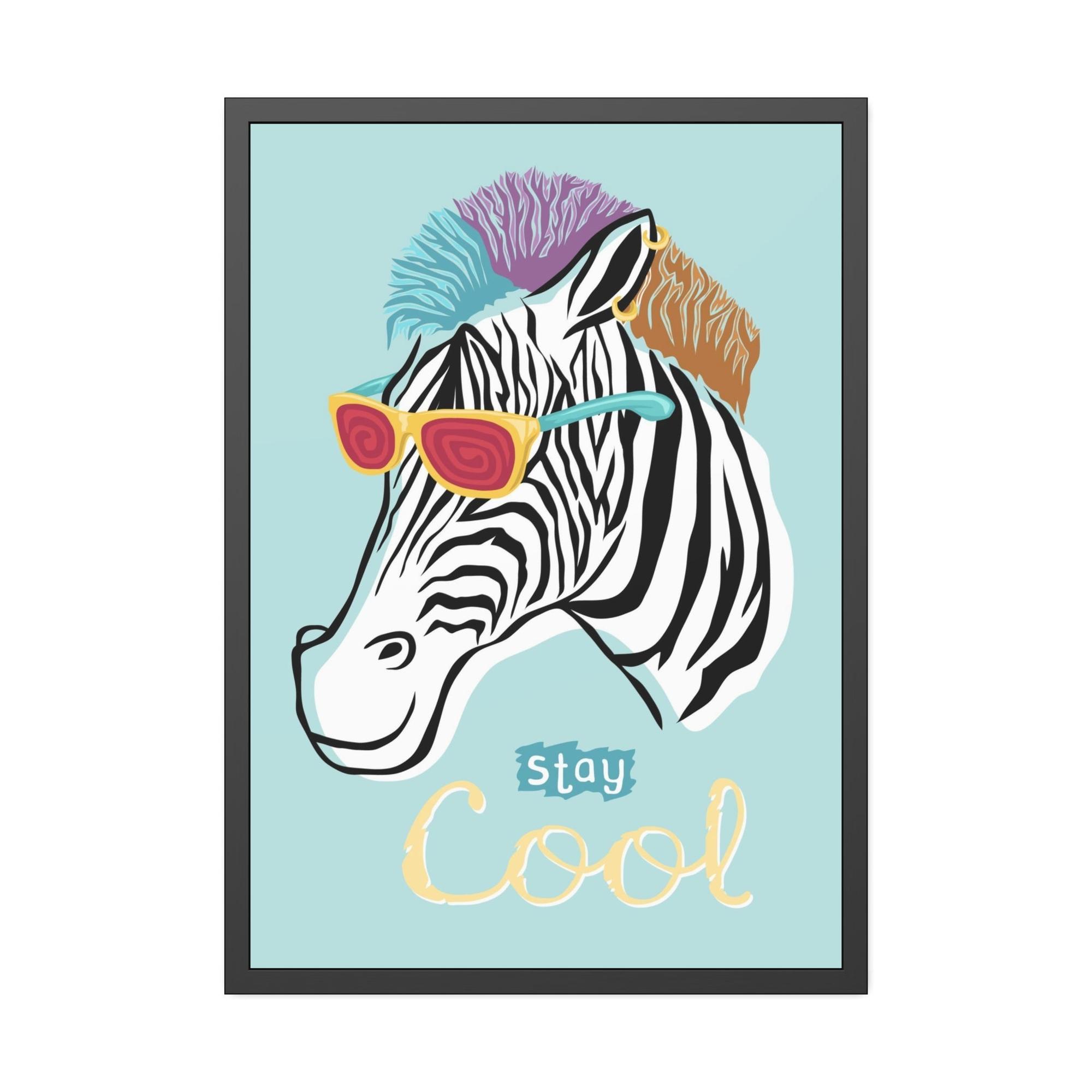 Zebras Bold and Beautiful: Canvas Print Featuring a Close-up of a Majestic Zebra