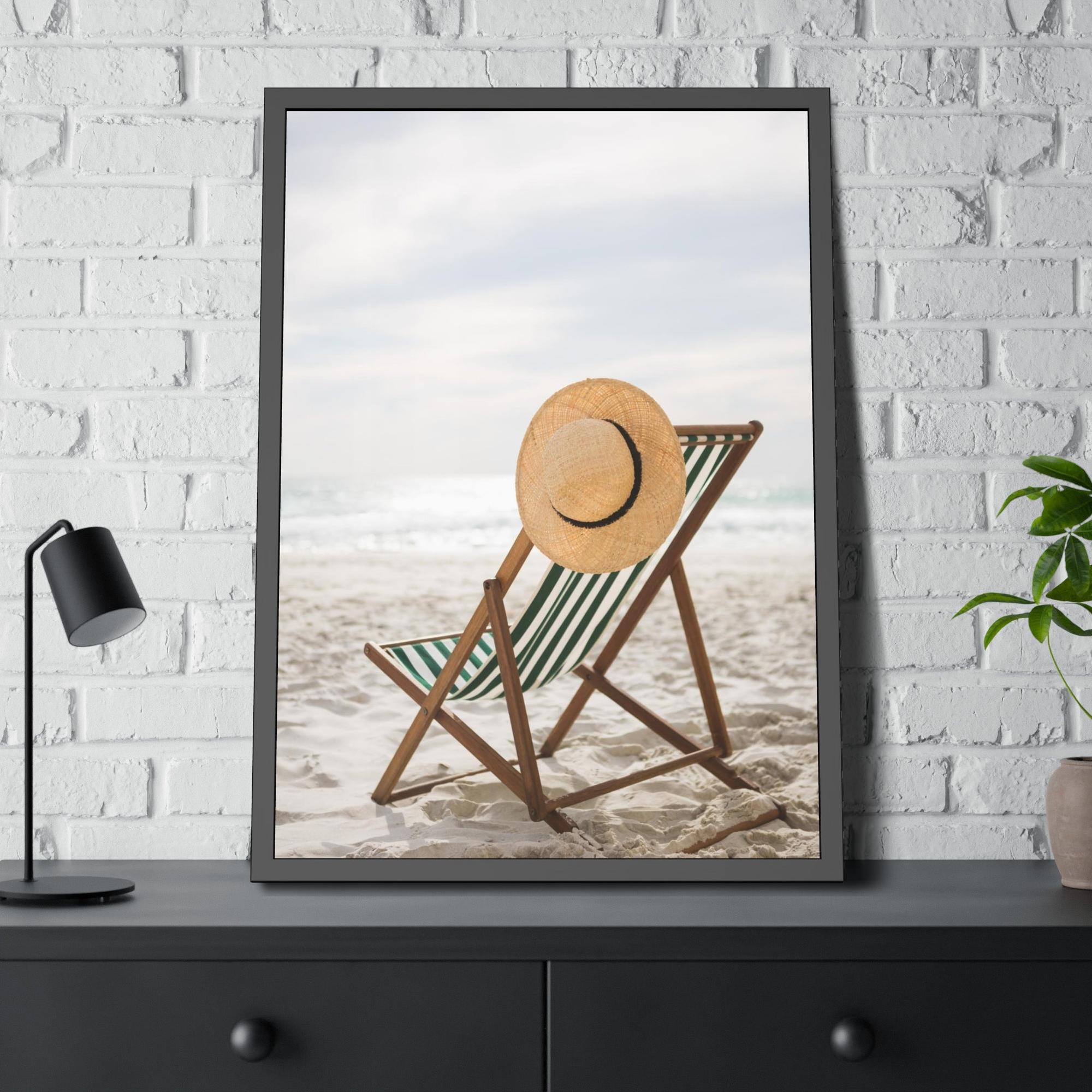 Relax Unwind and Destress: Framed Poster for a Relaxing Retreat