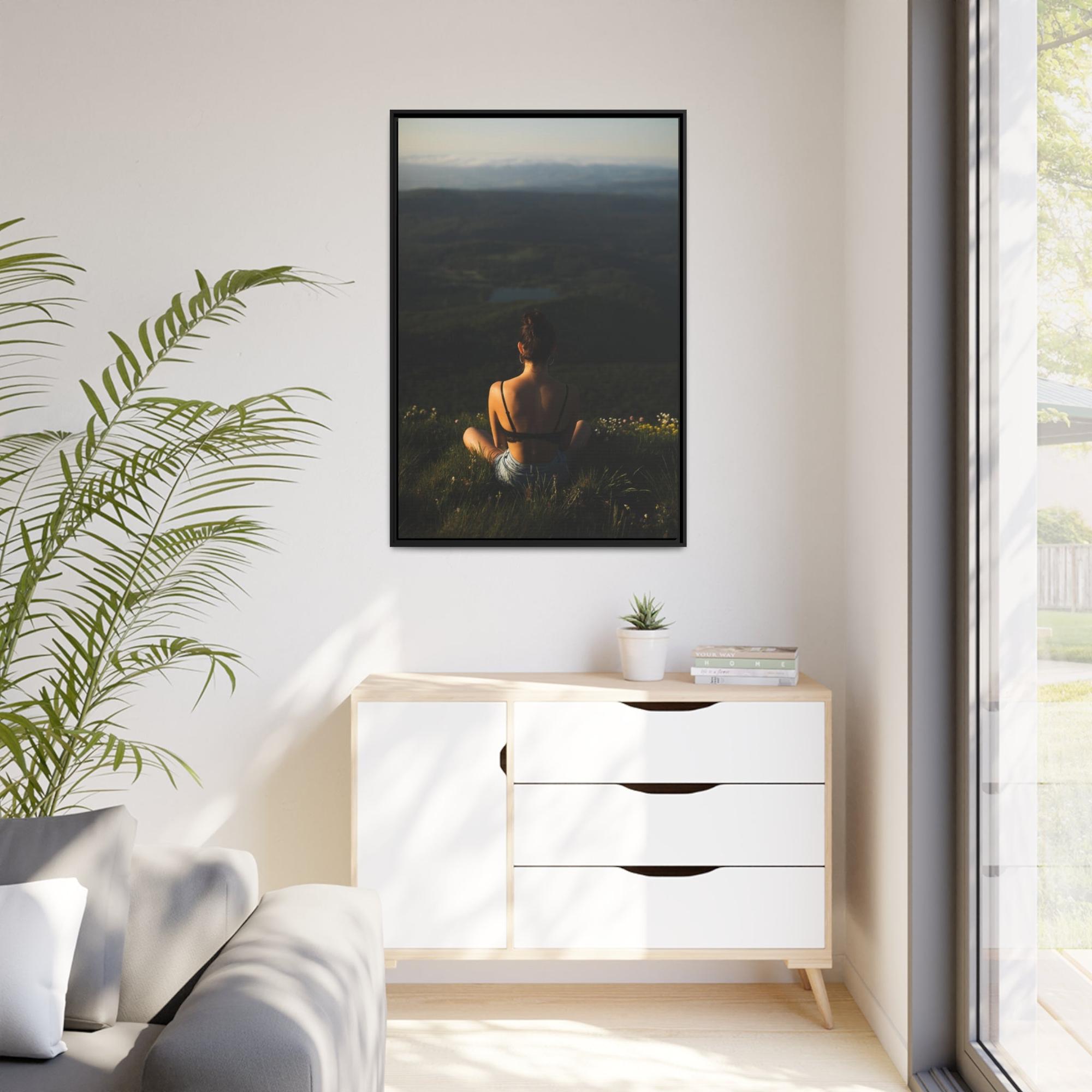 undefined Calming View: Natural Canvas Wall Art for Relaxation