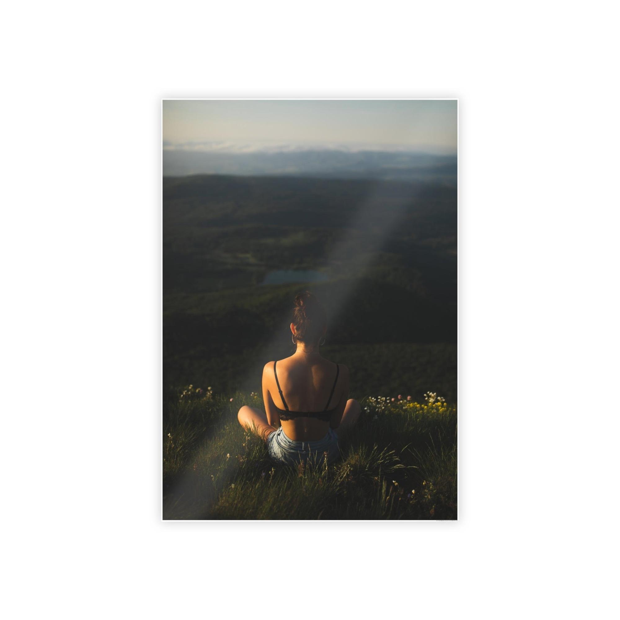 Relax Calming View: Natural Canvas Wall Art for Relaxation