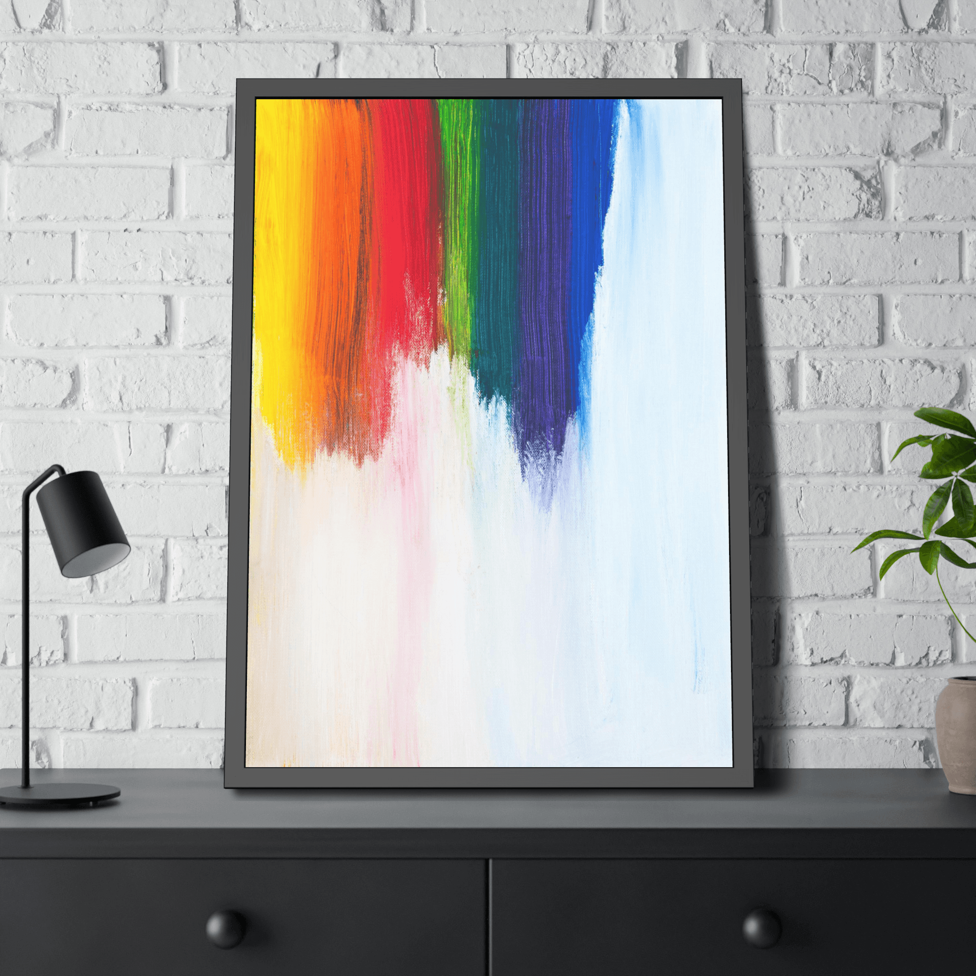 Abstract Minimalist Minimalist Dreamscape: Framed Canvas Prints for a Relaxing Home Decor