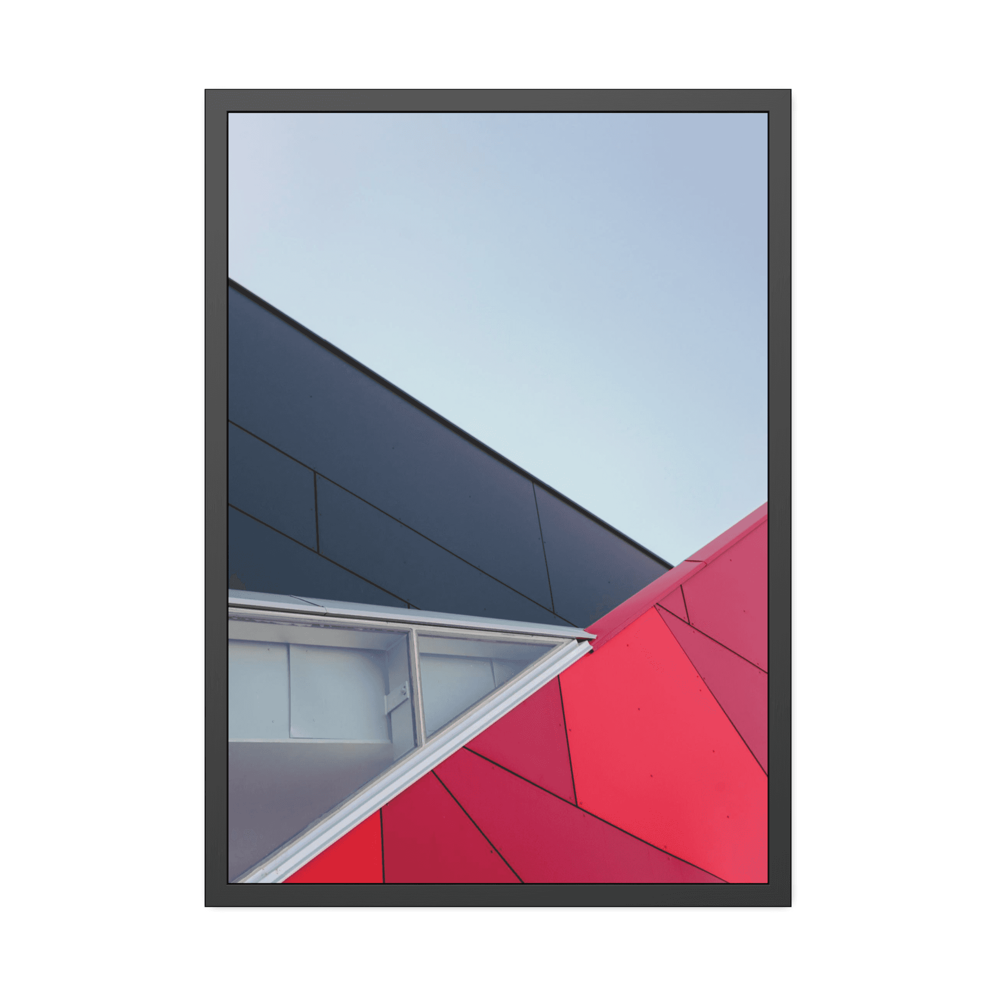 undefined Dynamic Minimalism: Framed Canvas Art for a Bold Wall Display