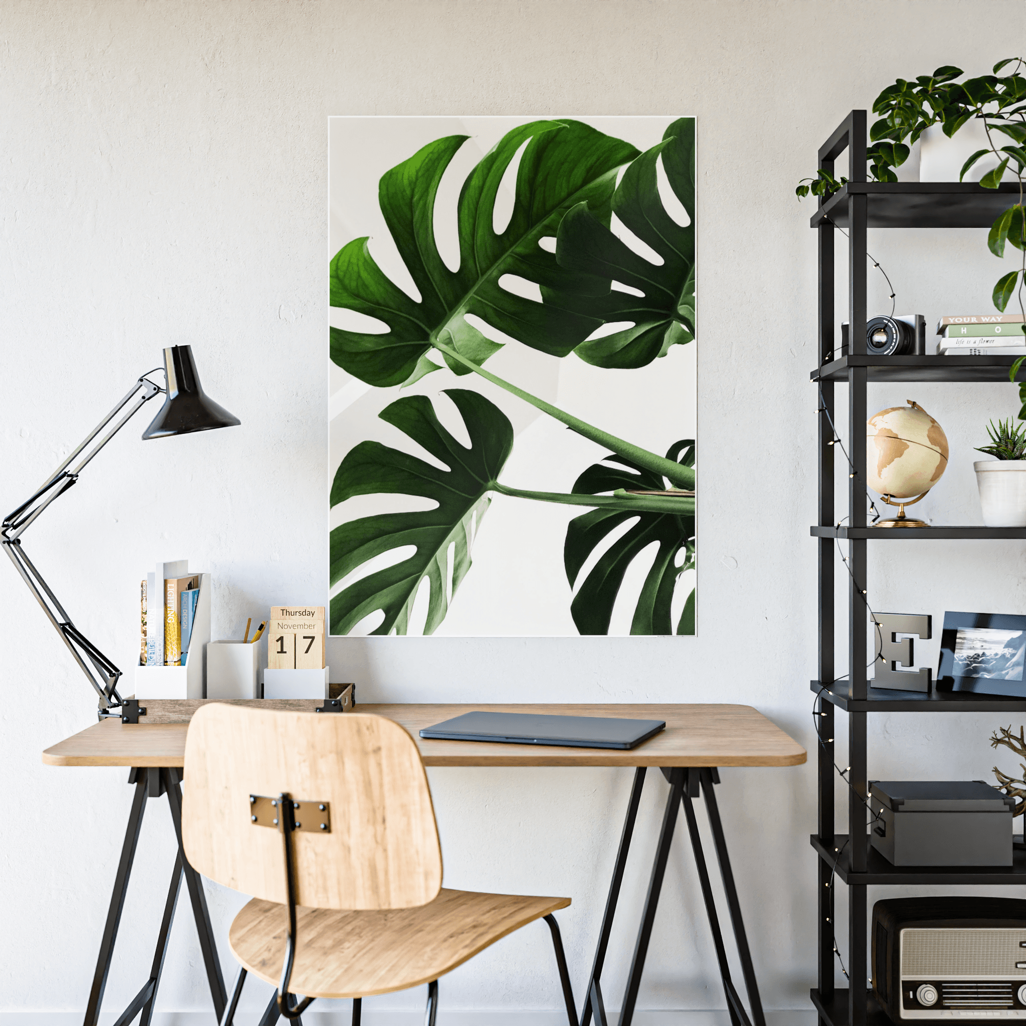 Abstract Minimalist Framed Minimalism: Natural Canvas Art for a Chic Wall Decor
