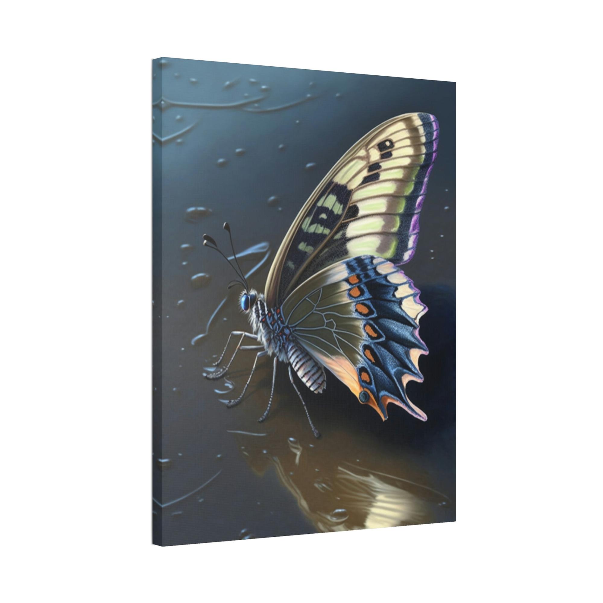 Butterflys Fluttering Wings: Natural Canvas & Poster Print of Colorful Butterflies