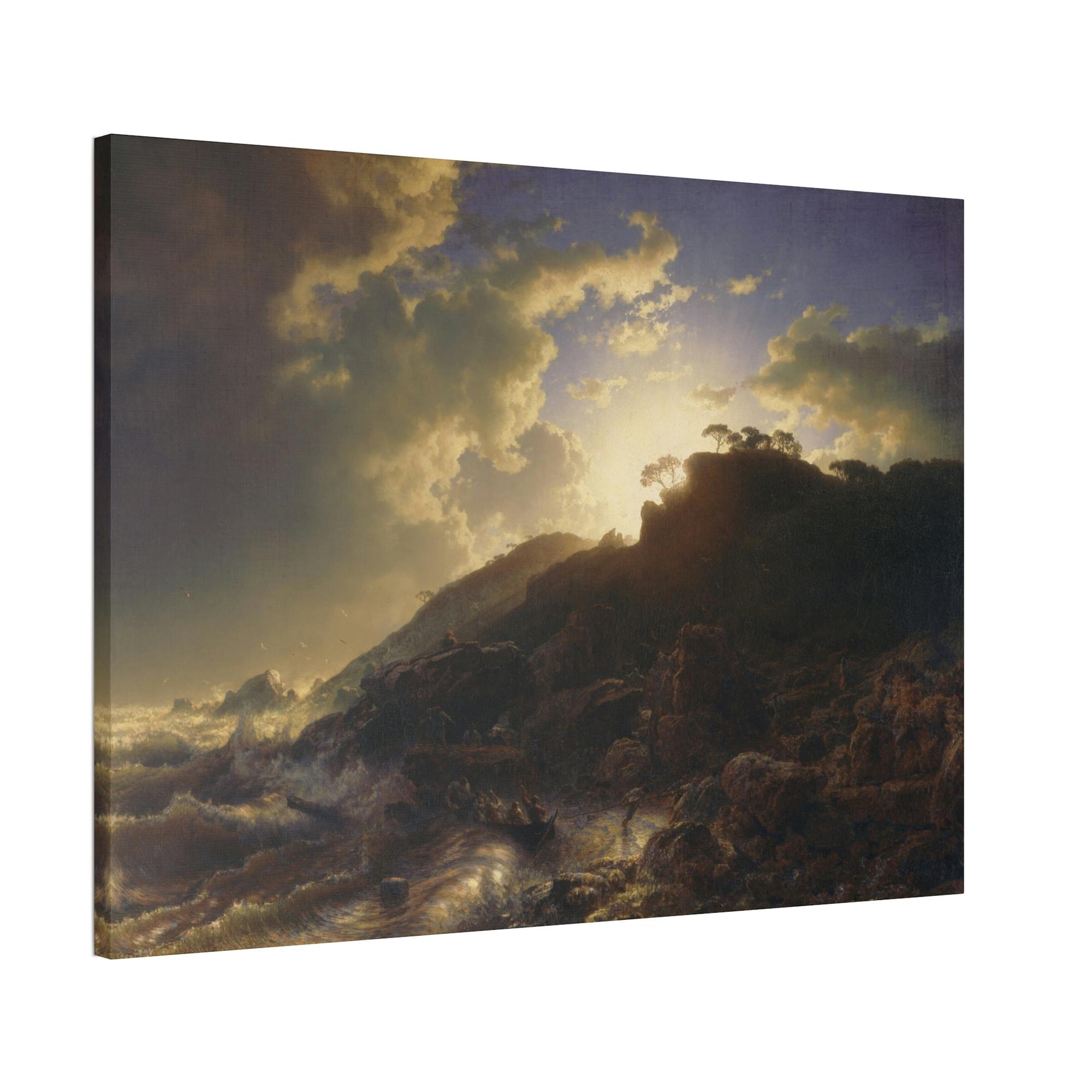 Anthropologie Earthy Elegance: Artistic Anthropologie-Inspired Print on Natural Canvas & Poster