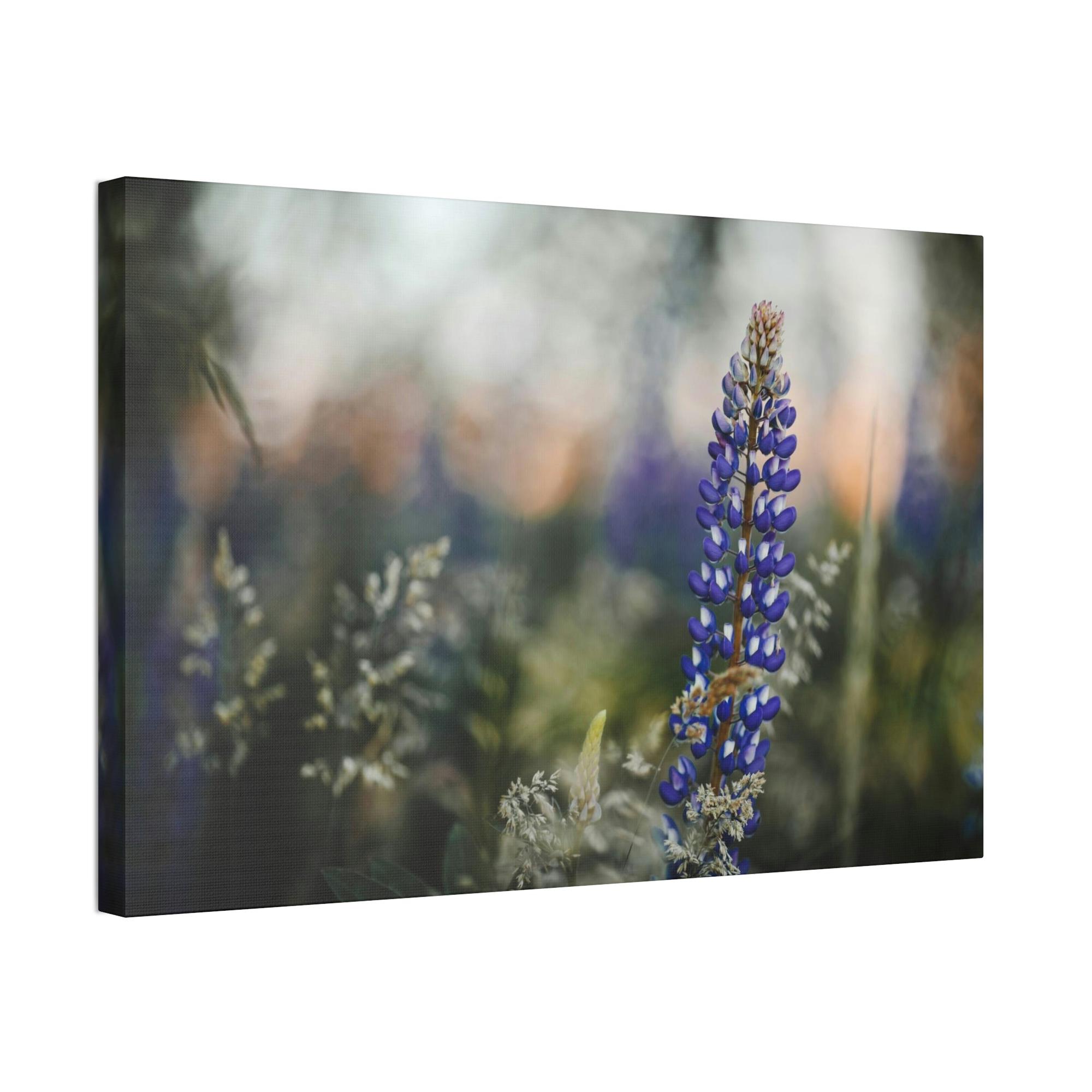 Bluebonnets Bluebonnet Bliss: Artistic Canvas Print of a Serene Field of Flowers
