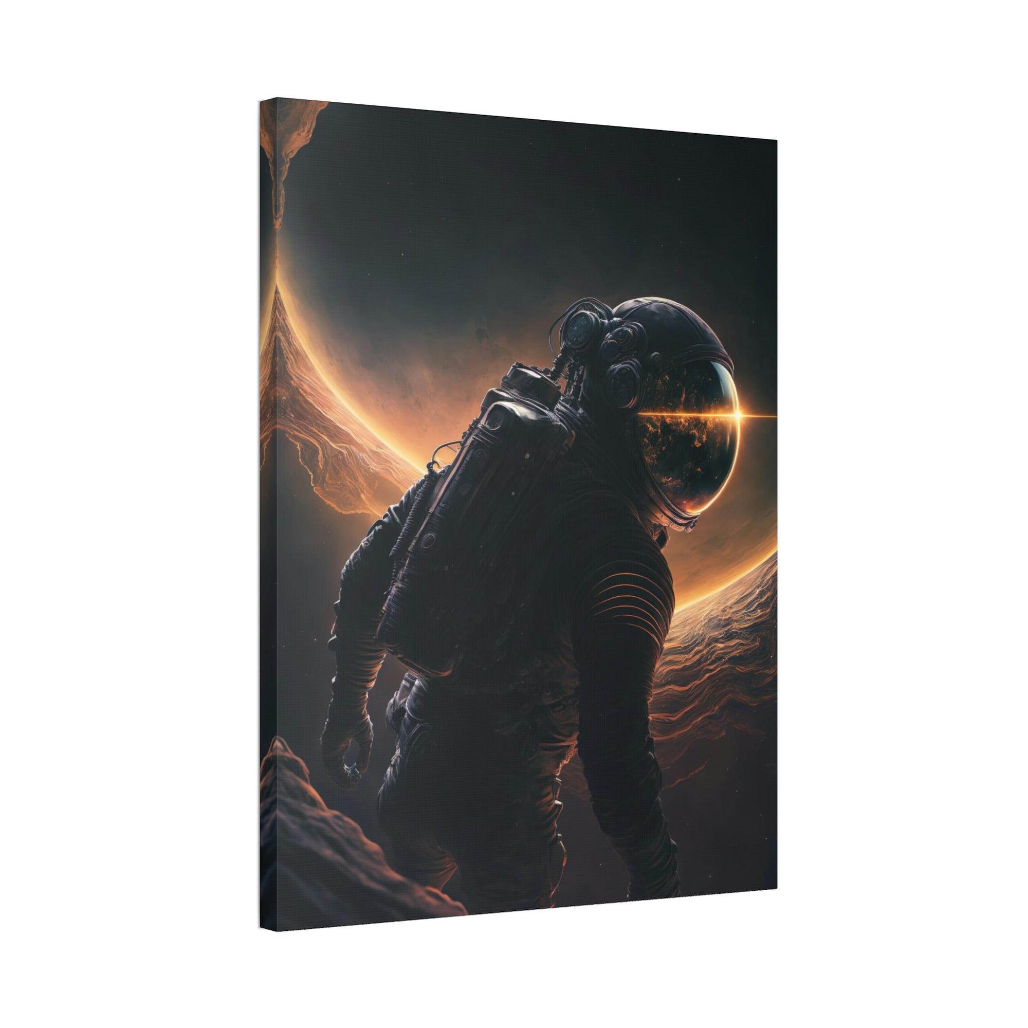Assassin Creed Astronauts in Space: Framed Canvas for Art Collectors