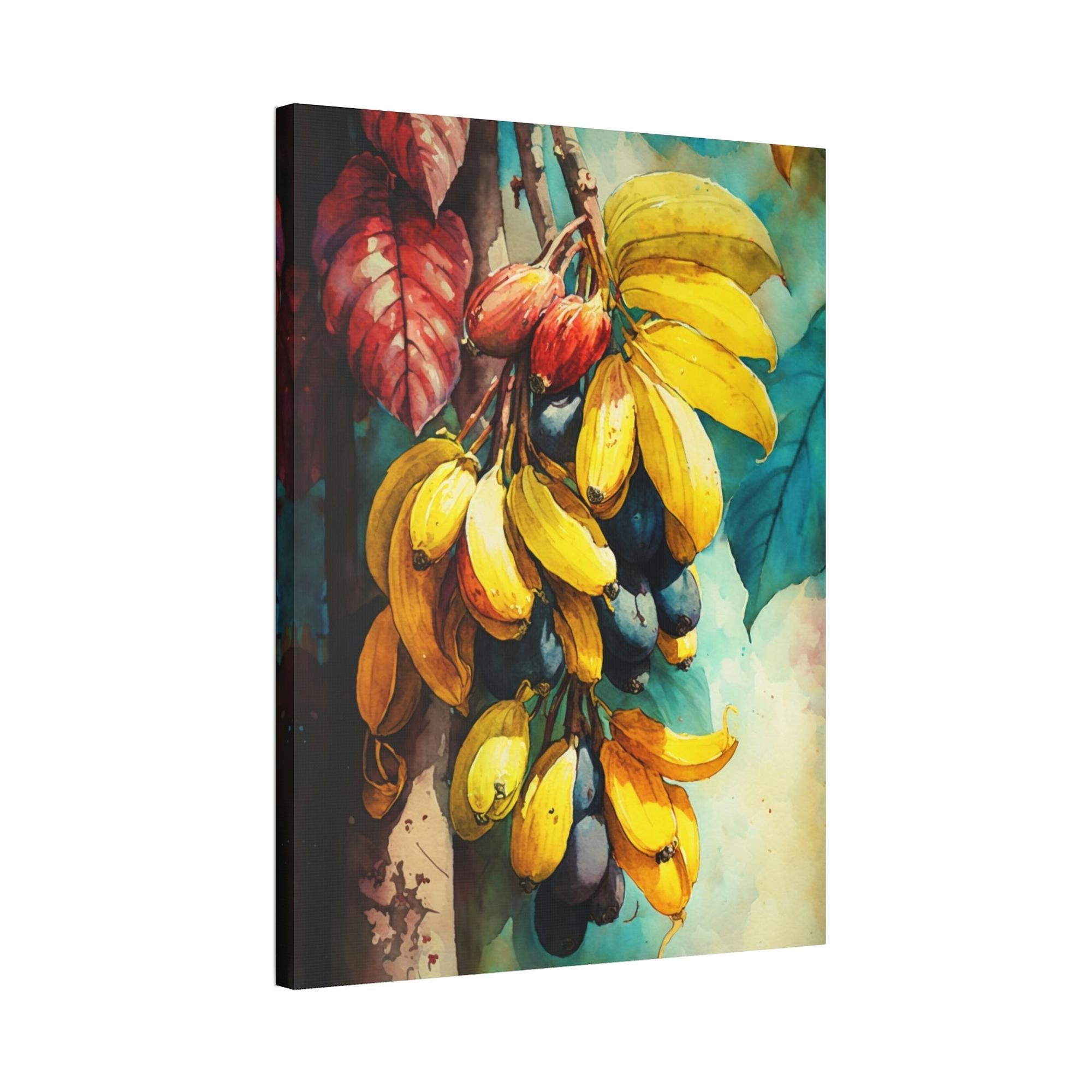 Banana Trees Serenity in Nature: Wall Art of Majestic Banana Trees on Canvas & Posters