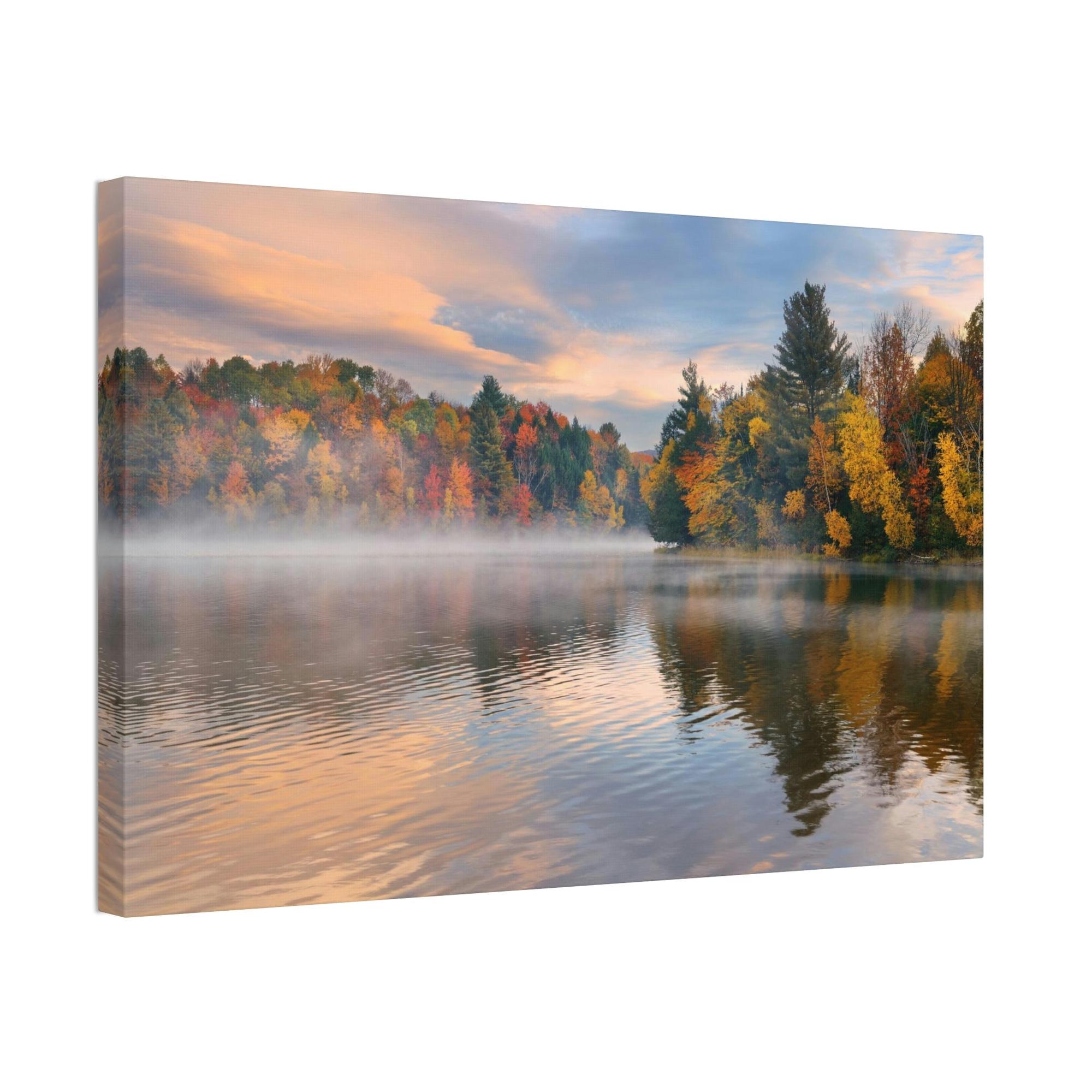 Autumn Seasonal Splendor: A Stunning Print on Canvas and Framed Canvas to Celebrate the Colors of Fall