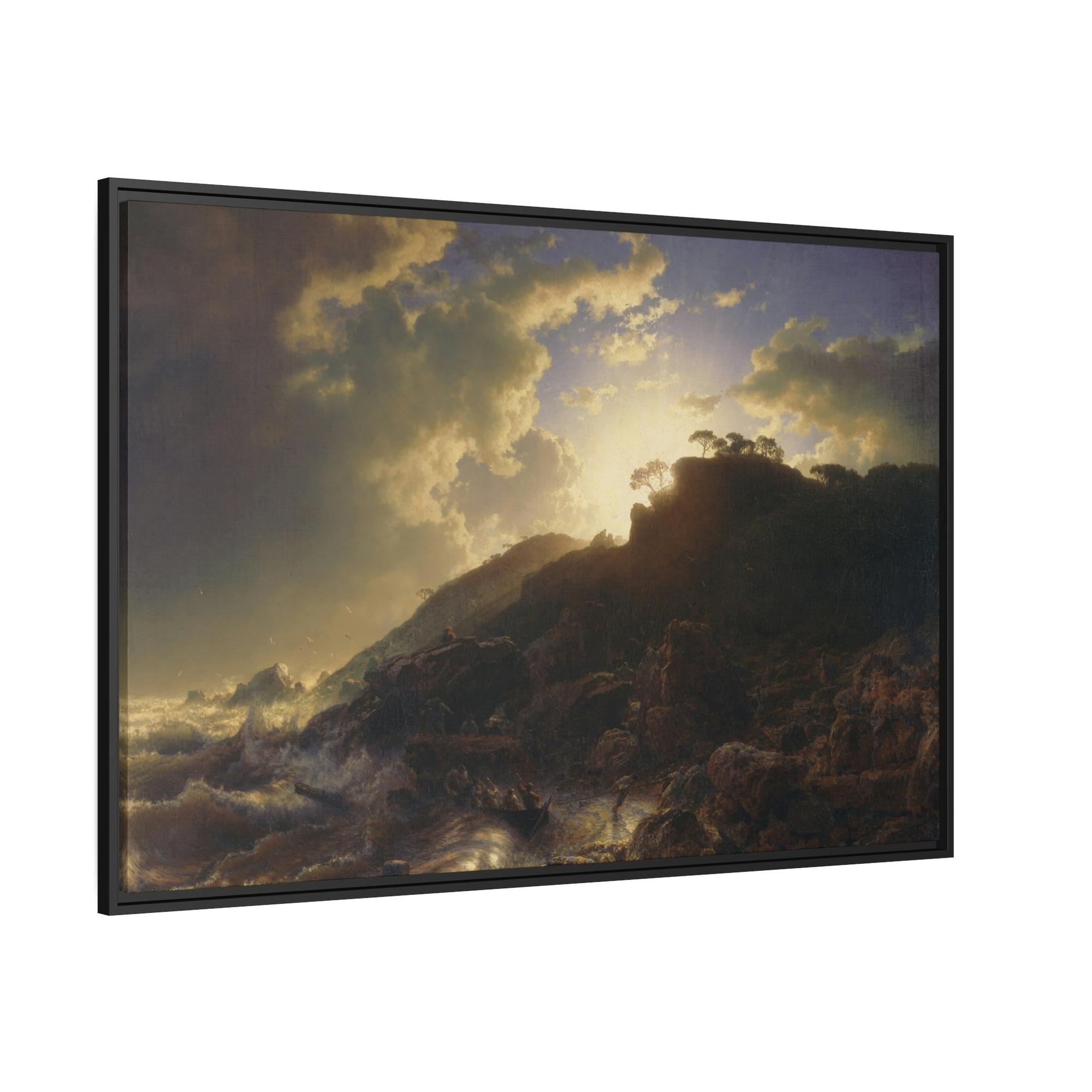 Anthropologie Earthy Elegance: Artistic Anthropologie-Inspired Print on Natural Canvas & Poster