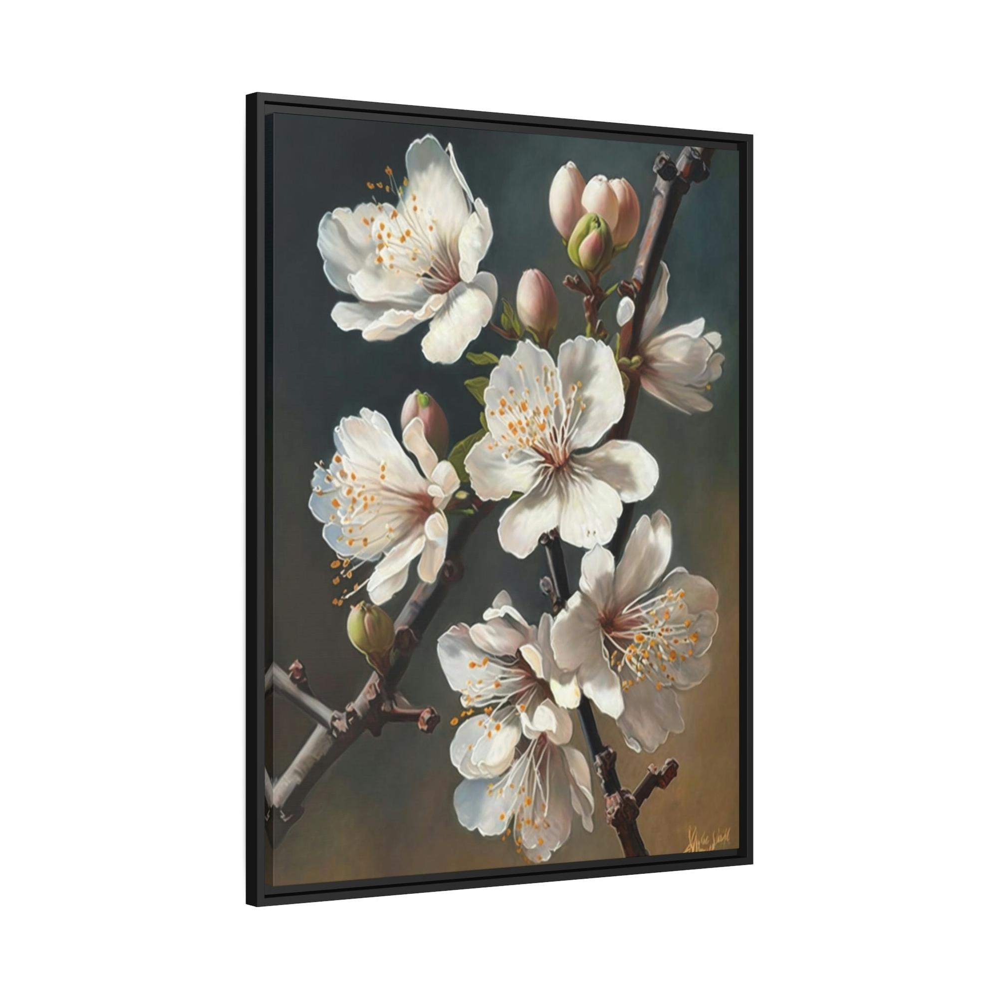 Almond Blossoms The Promise of Spring: Poster & Canvas Print of Blooming Almond Trees