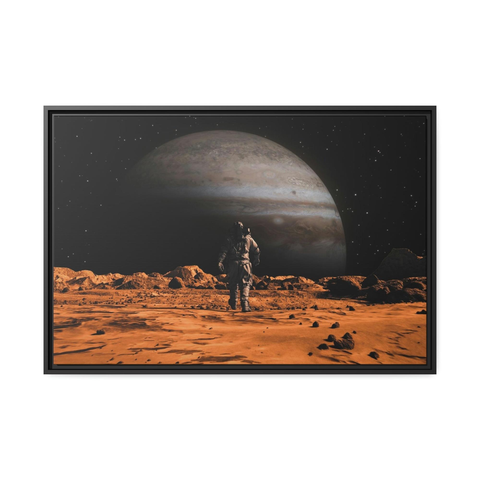 undefined The Art of Astronauts: Framed Canvas for Your Personal Gallery