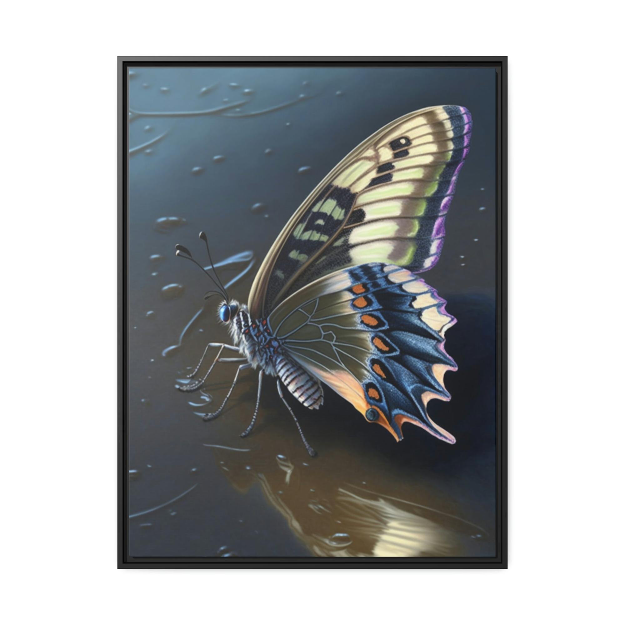 Butterflys Fluttering Wings: Natural Canvas & Poster Print of Colorful Butterflies