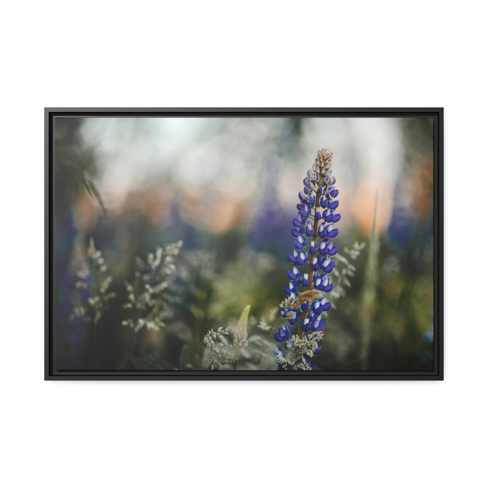 undefined Bluebonnet Bliss: Artistic Canvas Print of a Serene Field of Flowers