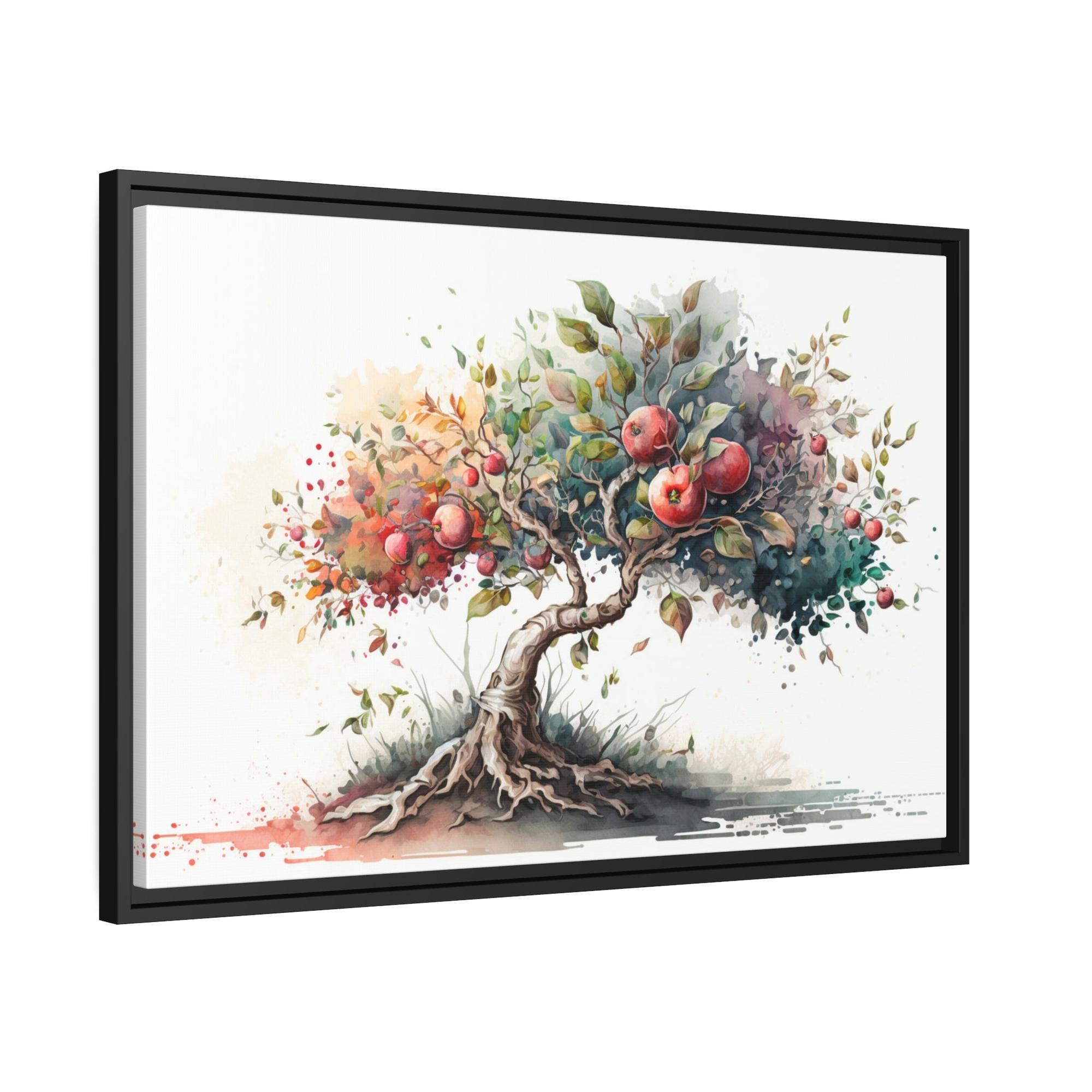 Apple Trees Tapestry of Apple Trees: Natural Canvas & Poster Print of Orchards