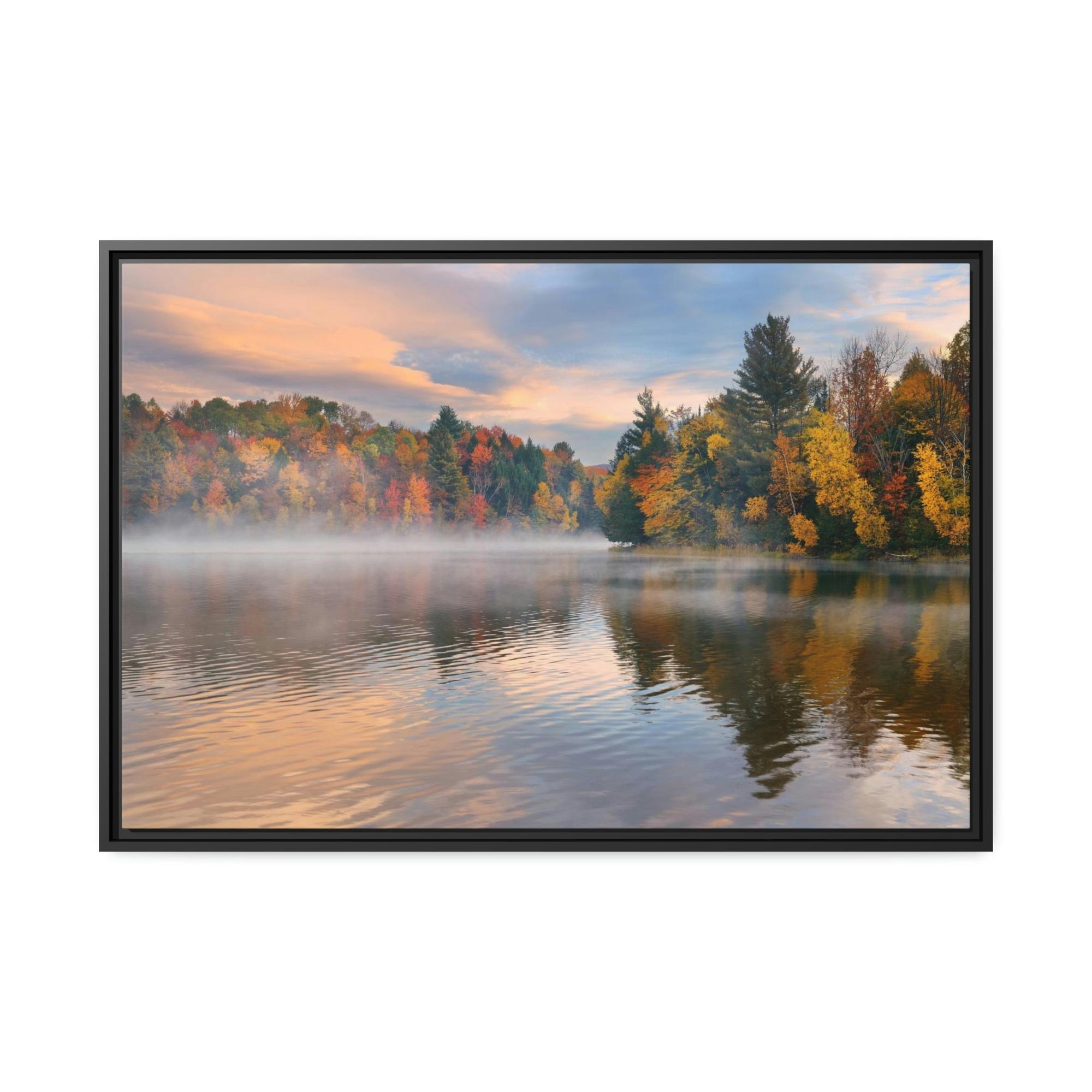 undefined Seasonal Splendor: A Stunning Print on Canvas and Framed Canvas to Celebrate the Colors of Fall