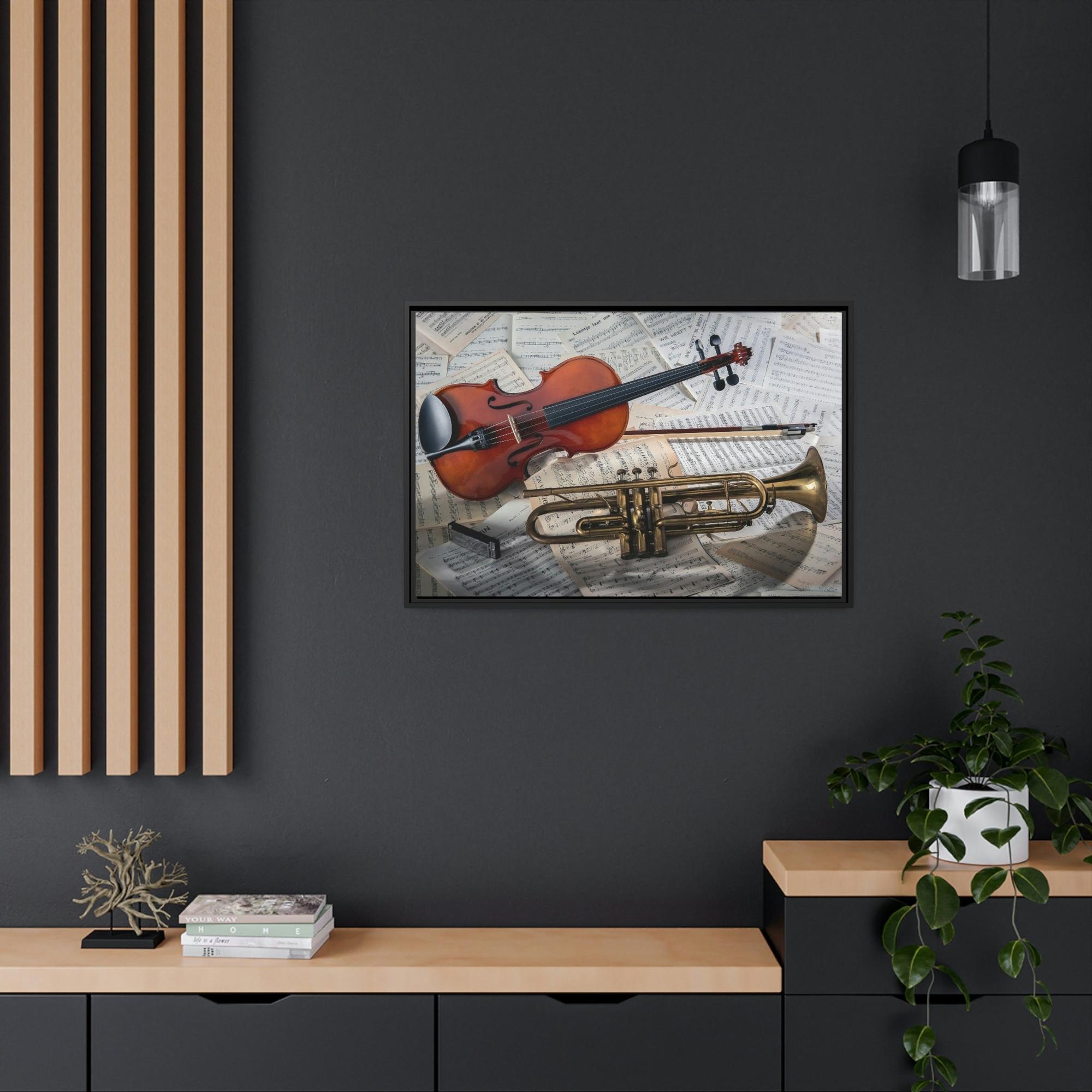 Classical The Symphony of Classics: A Masterpiece of Art on a Framed Canvas & Poster