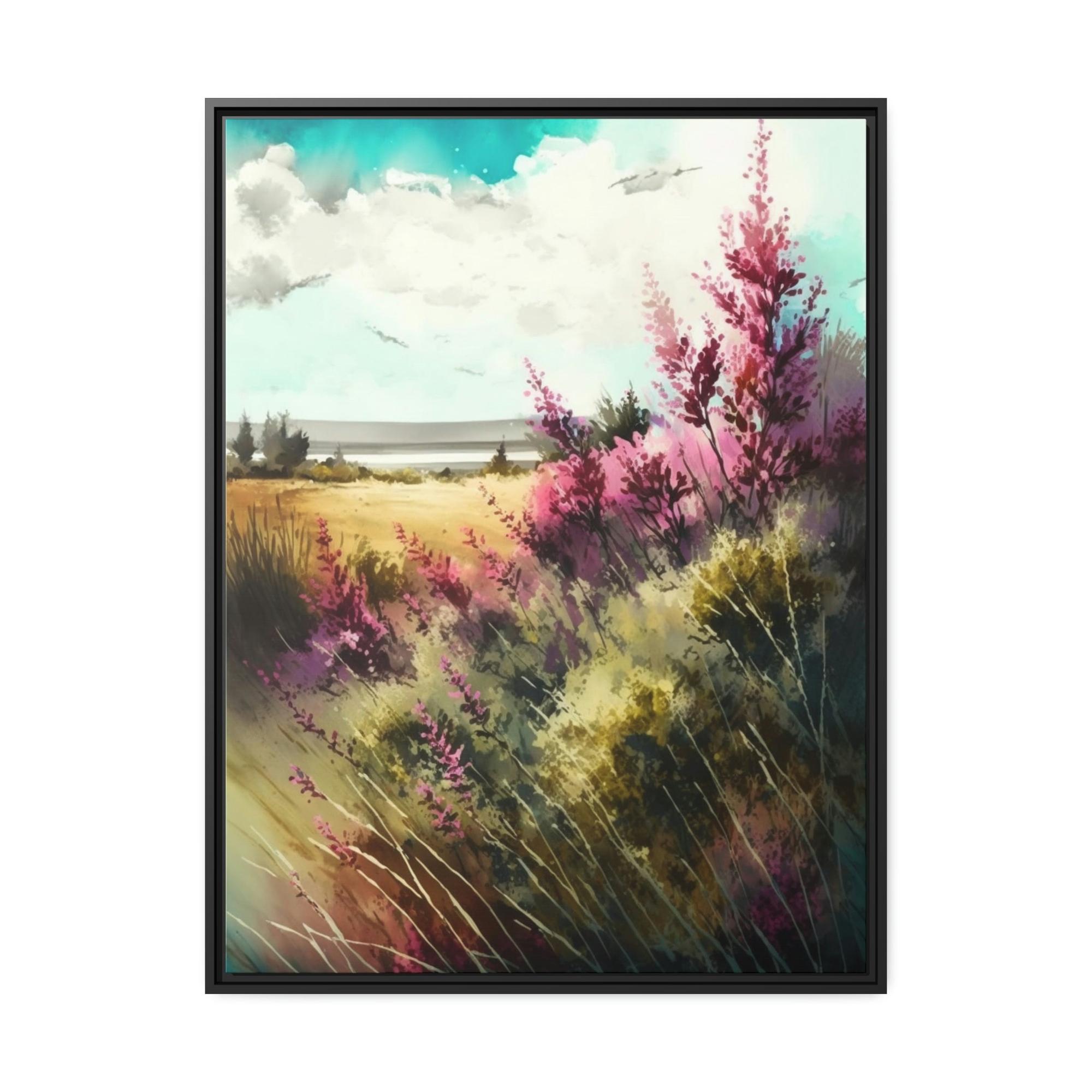 Autumn Rustic Charm: A Beautiful Print on Canvas and Framed Canvas to Add a Touch of Autumn to Your Home