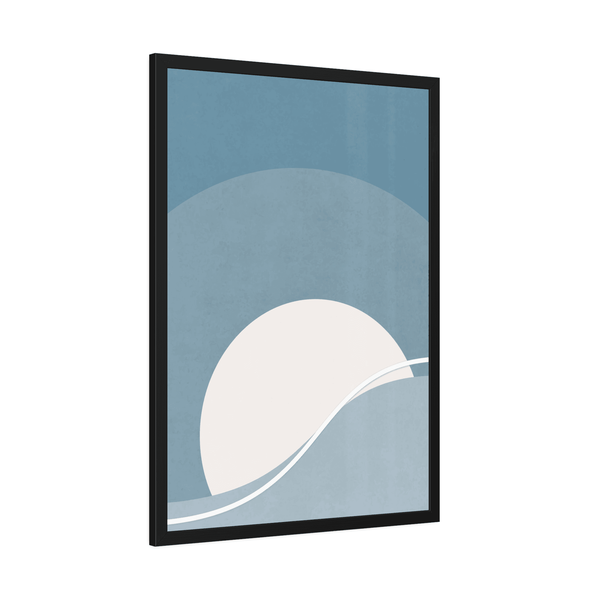 Abstract Minimalist Refined Minimalism: Abstract Prints on Natural Canvas for a Tasteful Wall Decor