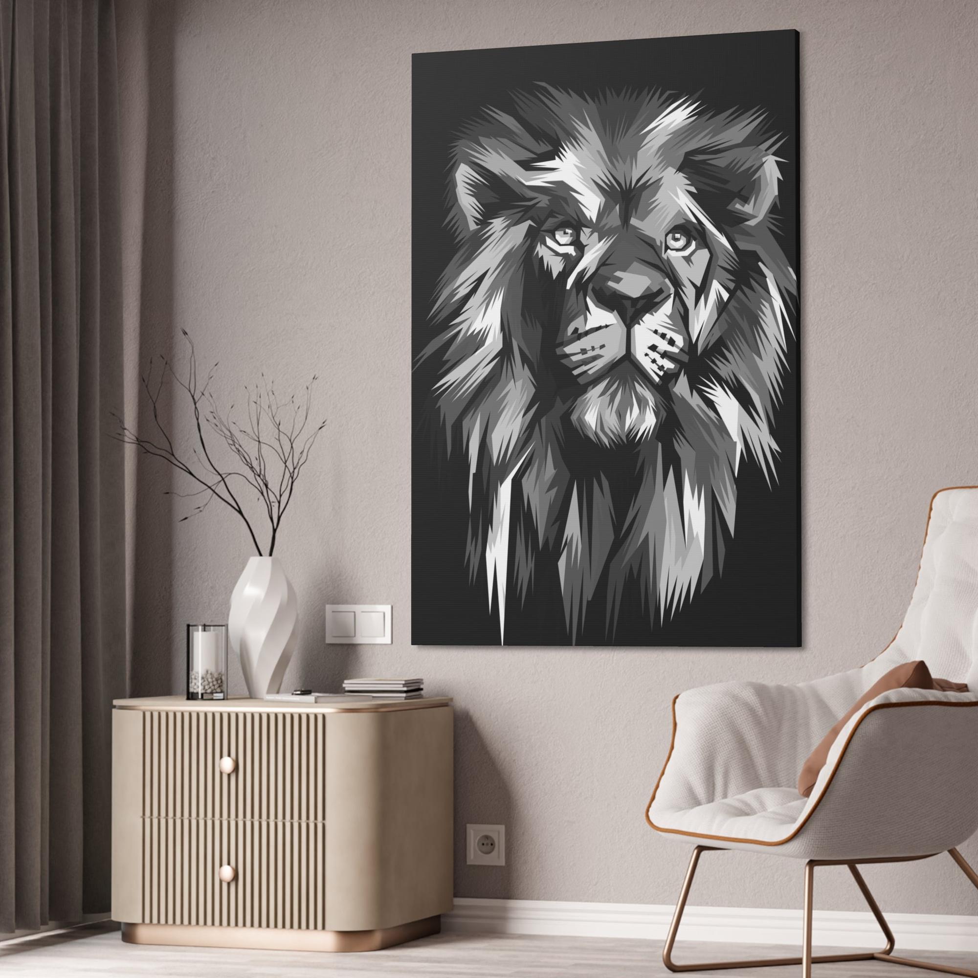 undefined The Lion's Crown: Framed Poster of the King of the Jungle